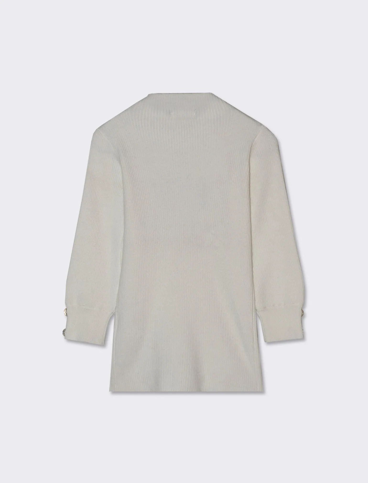 Piazza Italia Neonata<Abito a costine con ricamo lurex - sporco