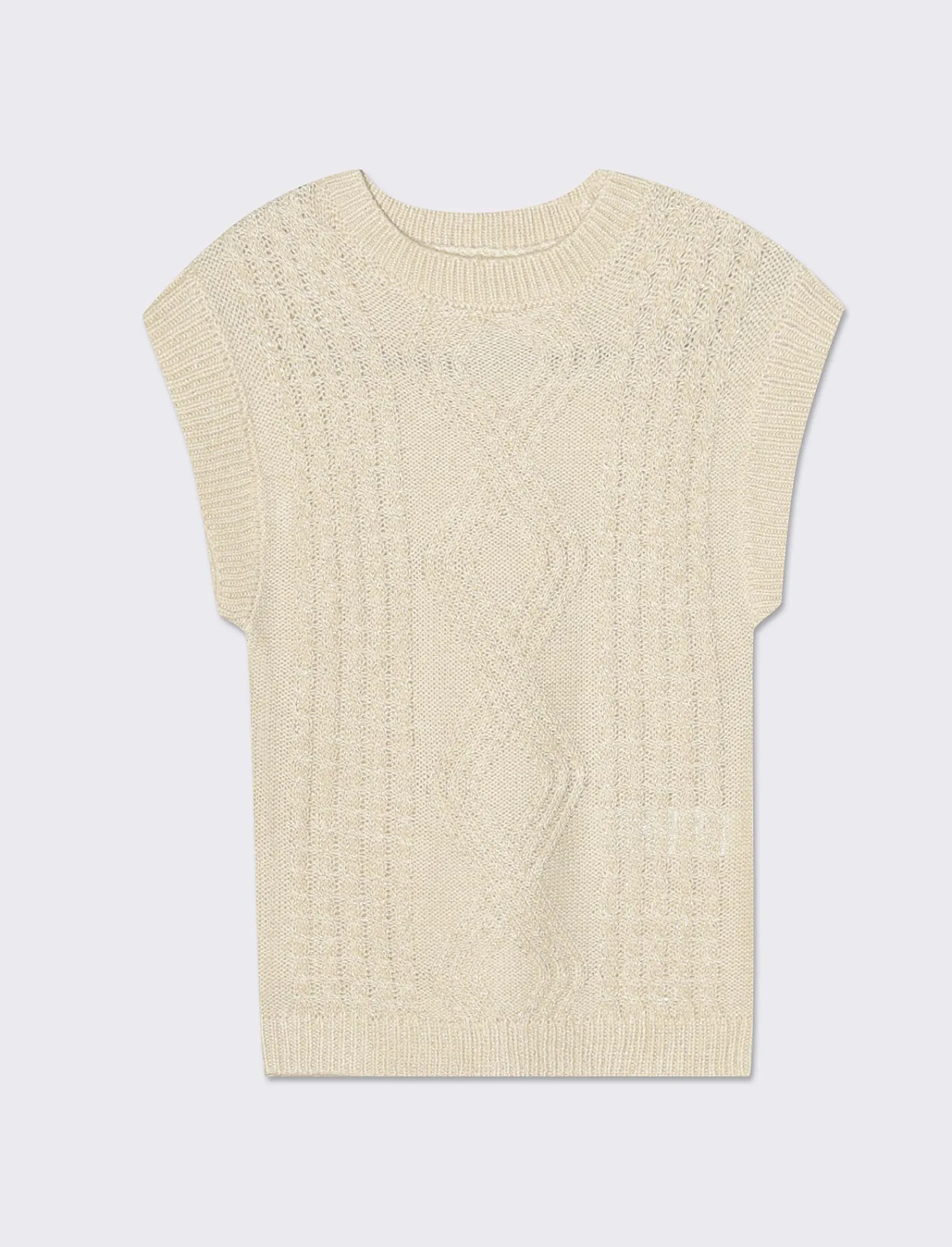 Piazza Italia Neonata<Abito in maglia con inserti in lurex - Beige