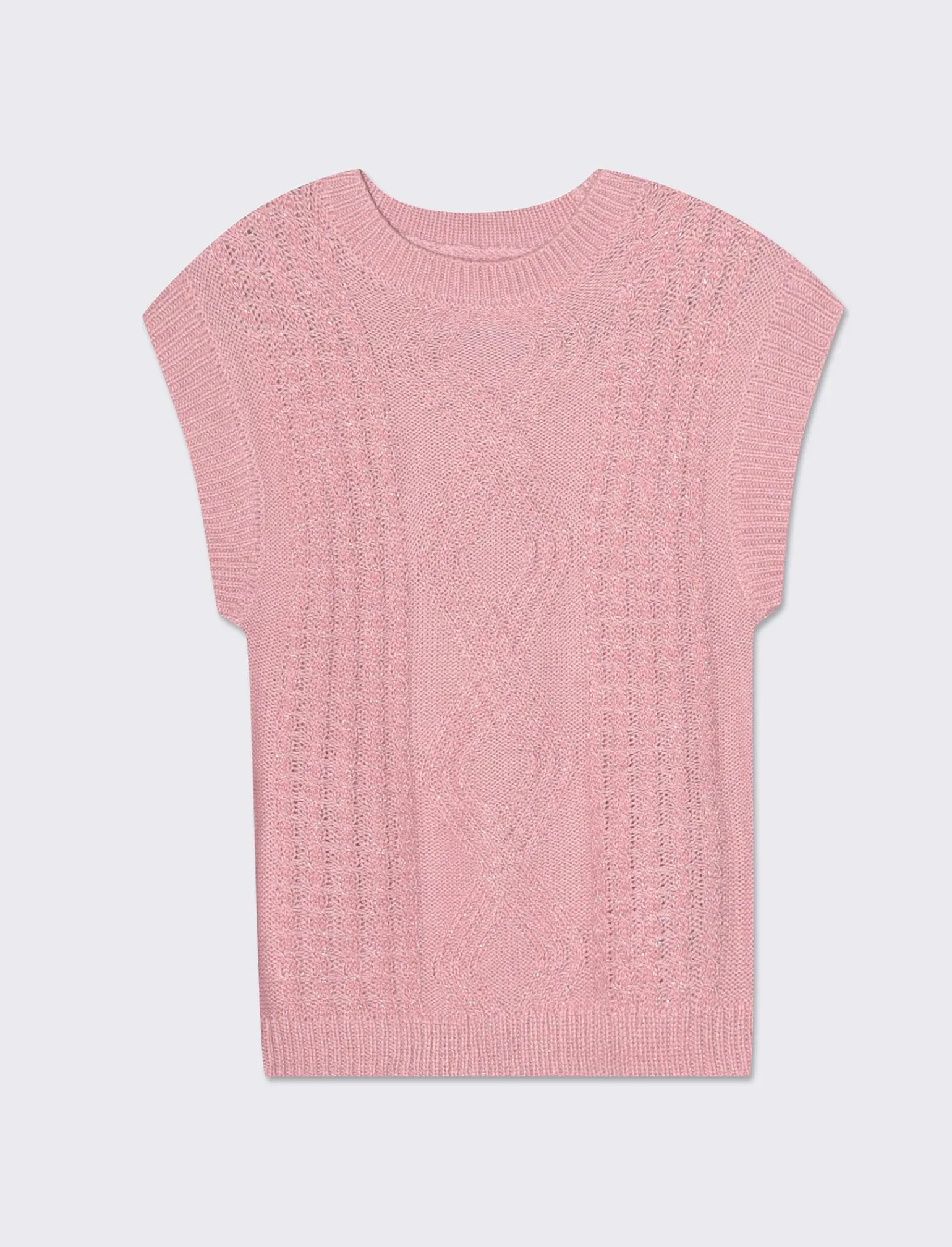 Piazza Italia Neonata<Abito in maglia con inserti in lurex - Rosa