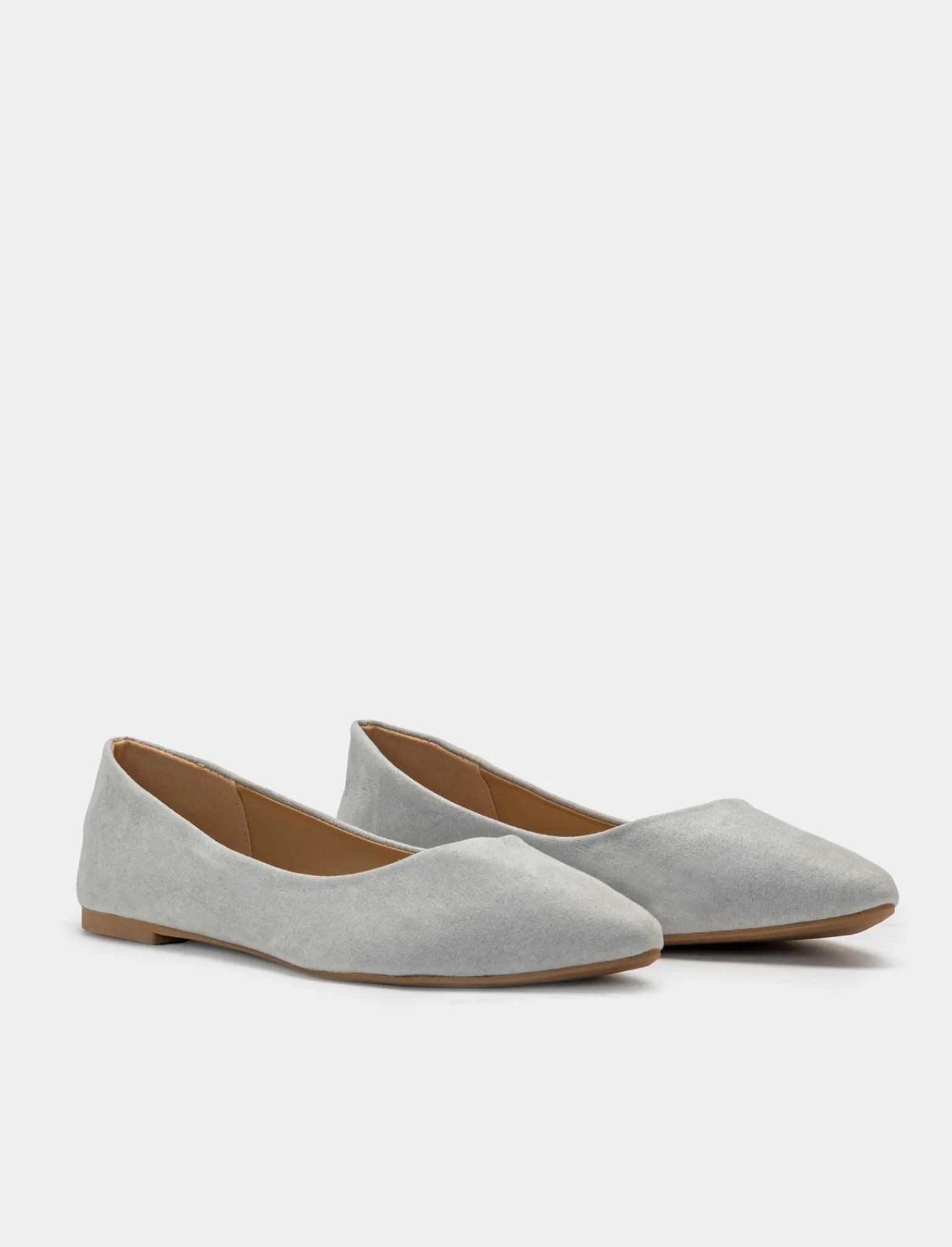 Donna Piazza Italia Donna | Ballerine<Ballerina in microfibra, in due varianti colore -