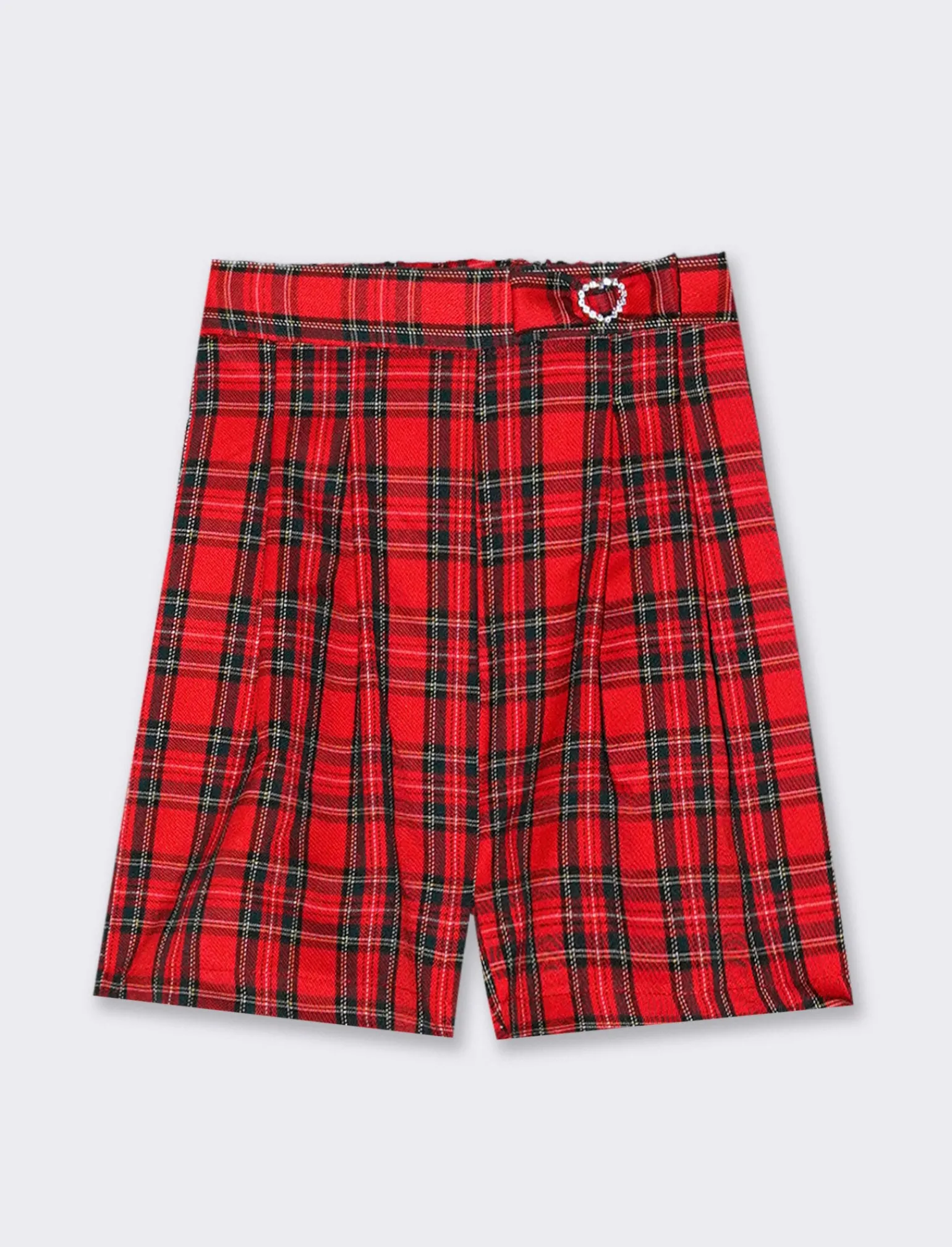 Piazza Italia Bambina | Pantaloni<Bermuda natalizio tartan - Fantasia
