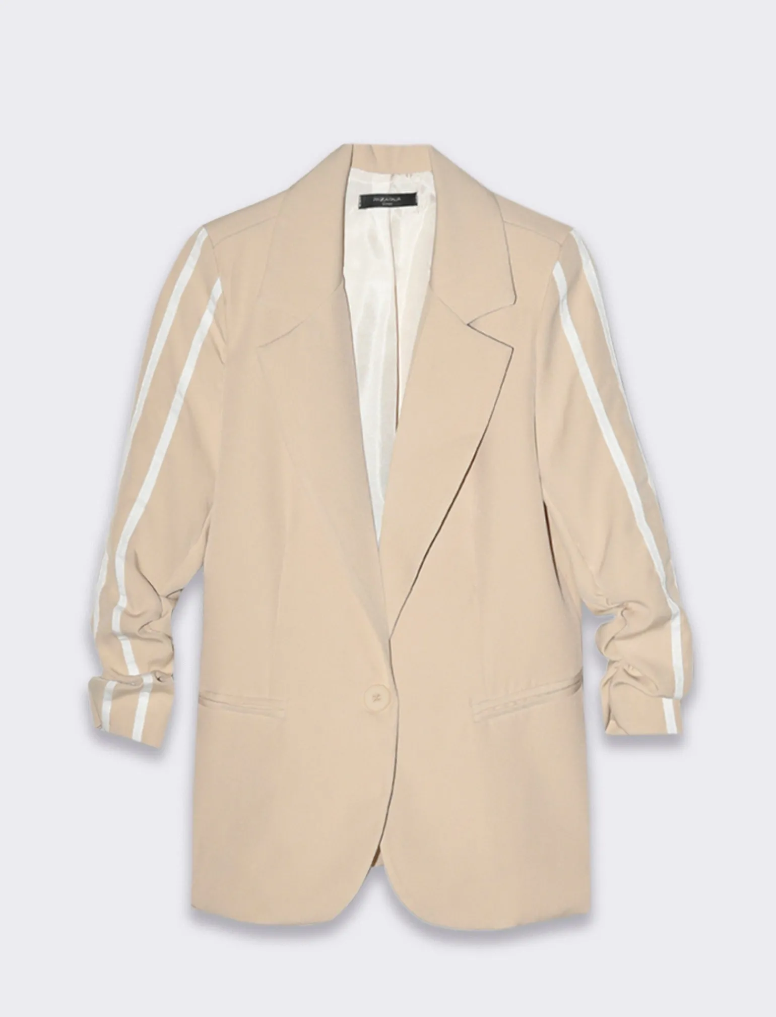 Donna Piazza Italia Giacche E Blazer<Blazer manica a 3/4 chiusura con bottone e tasche a taglio vivo -