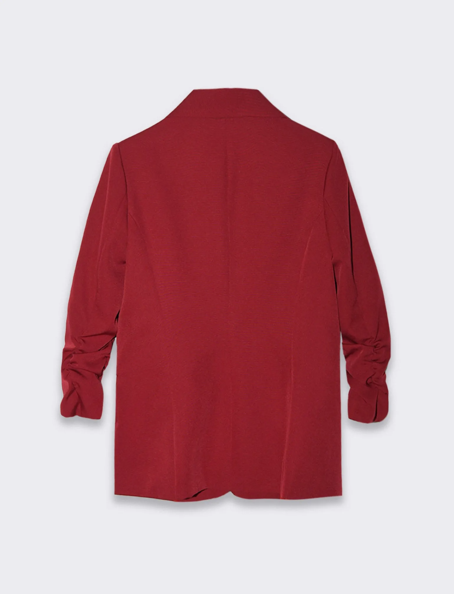Donna Piazza Italia Giacche E Blazer<Blazer manica a 3/4 chiusura con bottone e tasche a taglio vivo - prugna