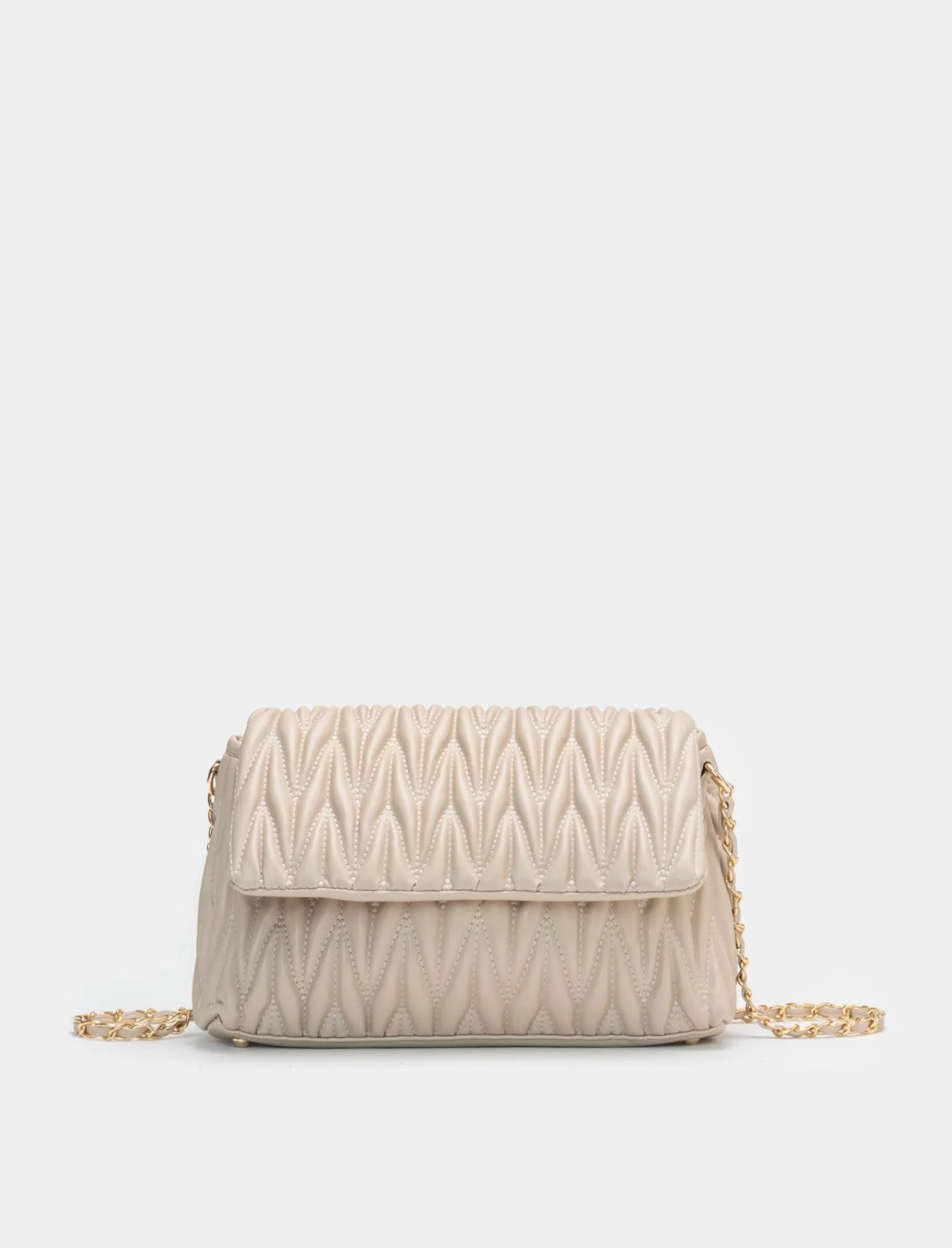 Donna Piazza Italia Donna | Borse E Zaini<Borsa da donna goffrata con patta e tracolla -