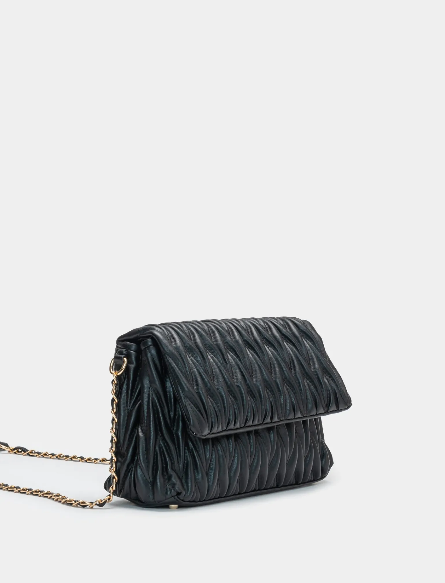 Donna Piazza Italia Donna | Borse E Zaini<Borsa da donna goffrata con patta e tracolla -