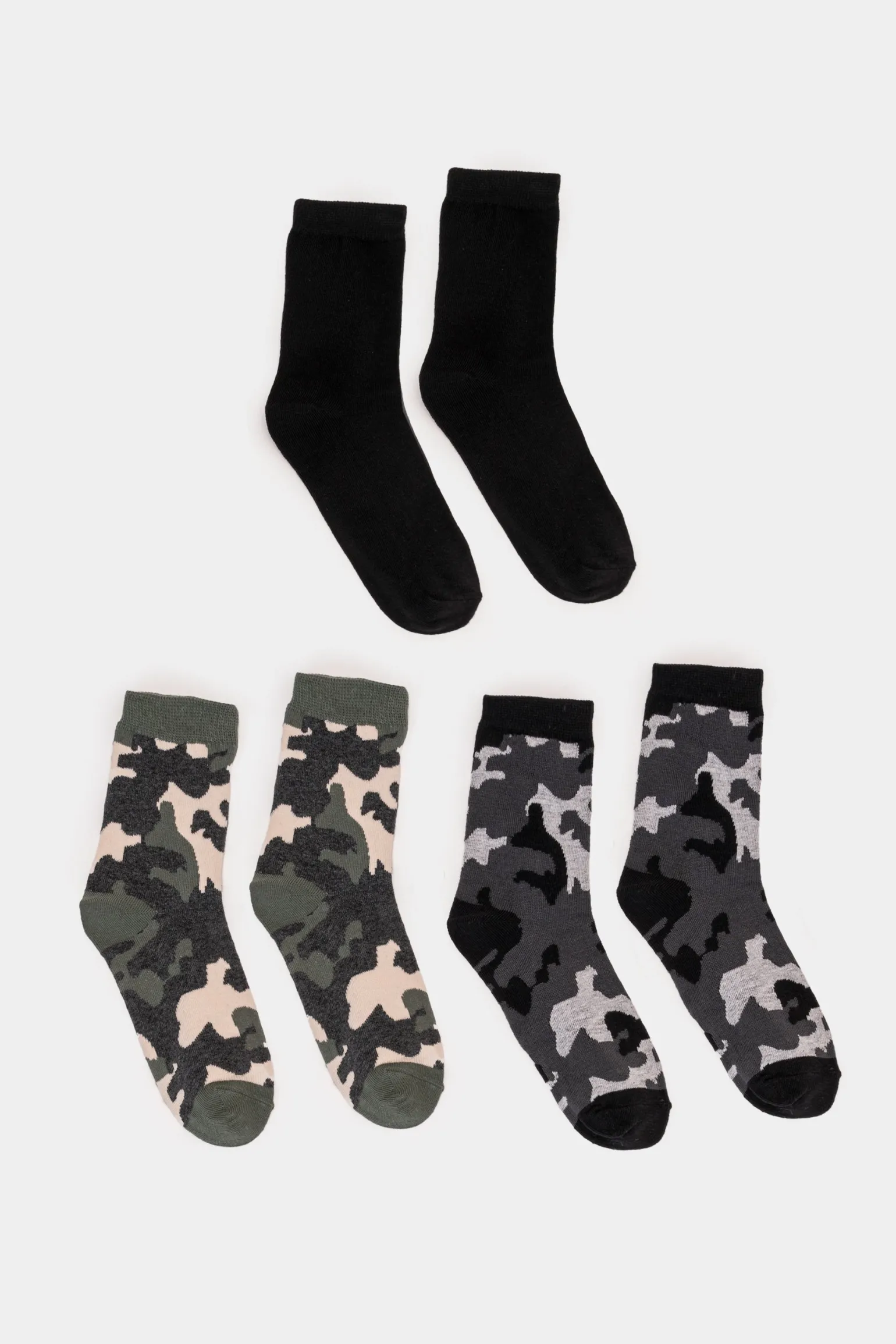 Bambino Piazza Italia Intimo E Pigiami<CALZINO BAMBINO 3 PAIA FANTASIA MILITARE -