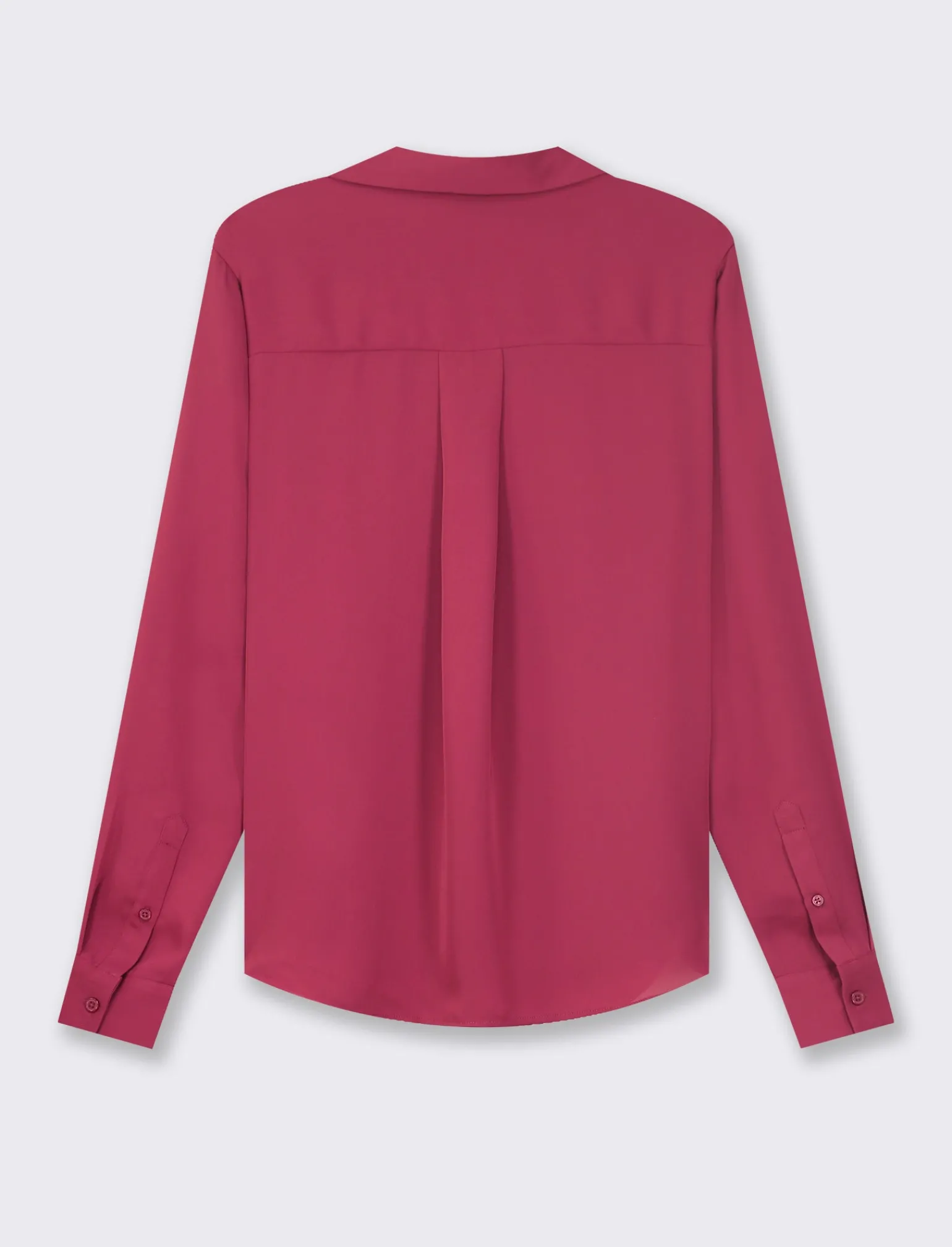 Donna Piazza Italia Donna | Camicie E Casacche<Camicia basic vestibilità regual in tessuto georgette e scollo a V - india