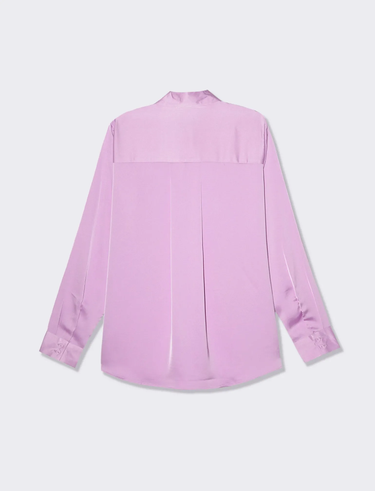 Donna Piazza Italia Camicie E Casacche<Camicia basica regular con bottoni ricoperti in tessuto - BEGONIA