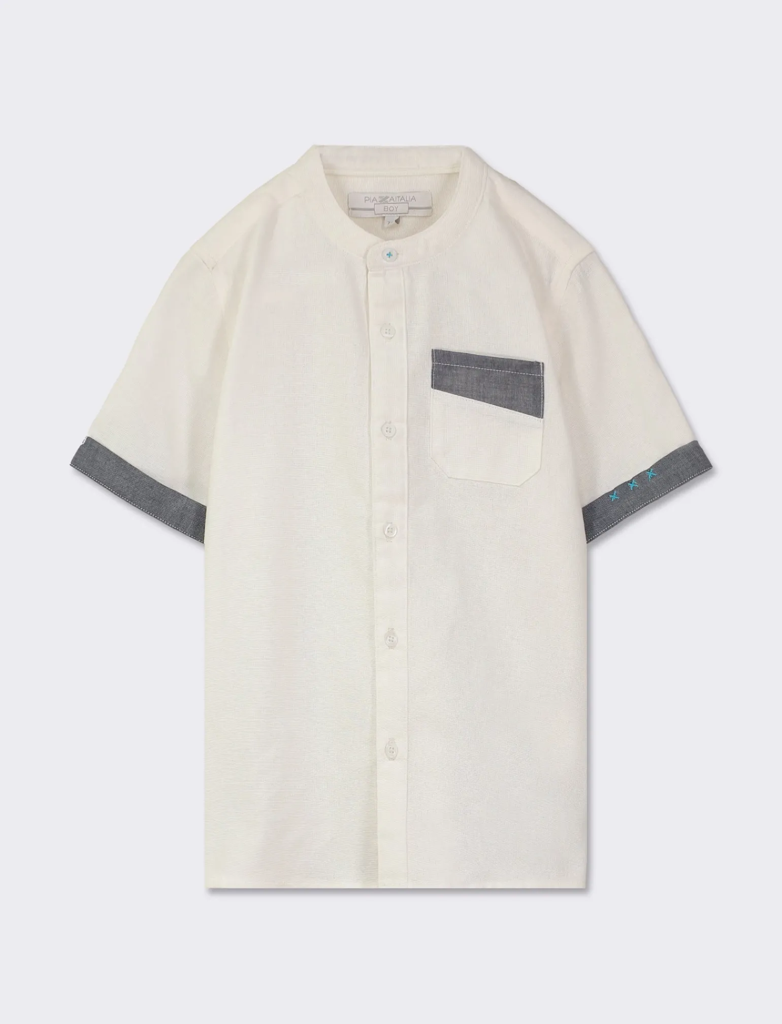 Bambino Piazza Italia Bambino<Camicia con collo coreano - sporco