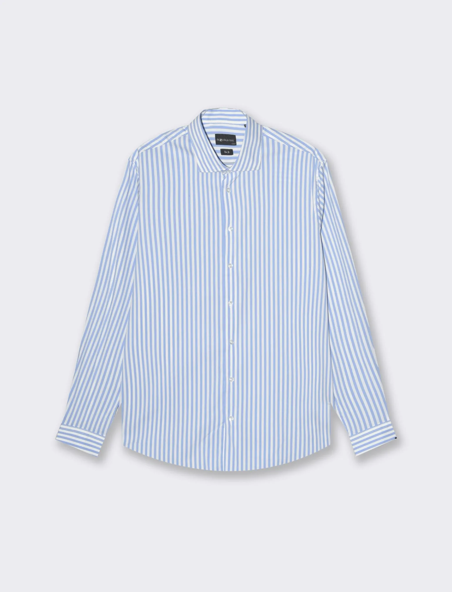 Uomo Piazza Italia Uomo | Camicie<Camicia fantasia a righe con collo francese -