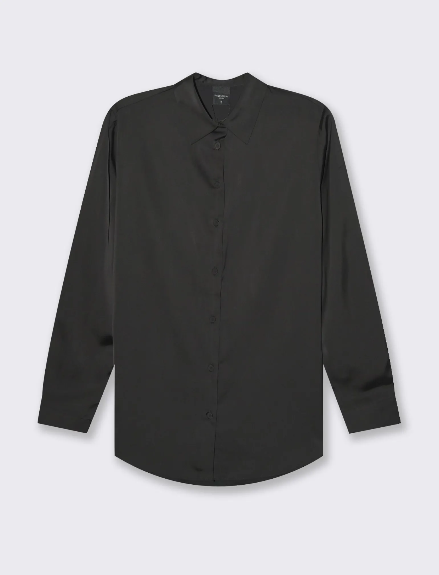 Donna Piazza Italia Donna | Camicie E Casacche<Camicia in satin manica lunga vestibilità comoda -