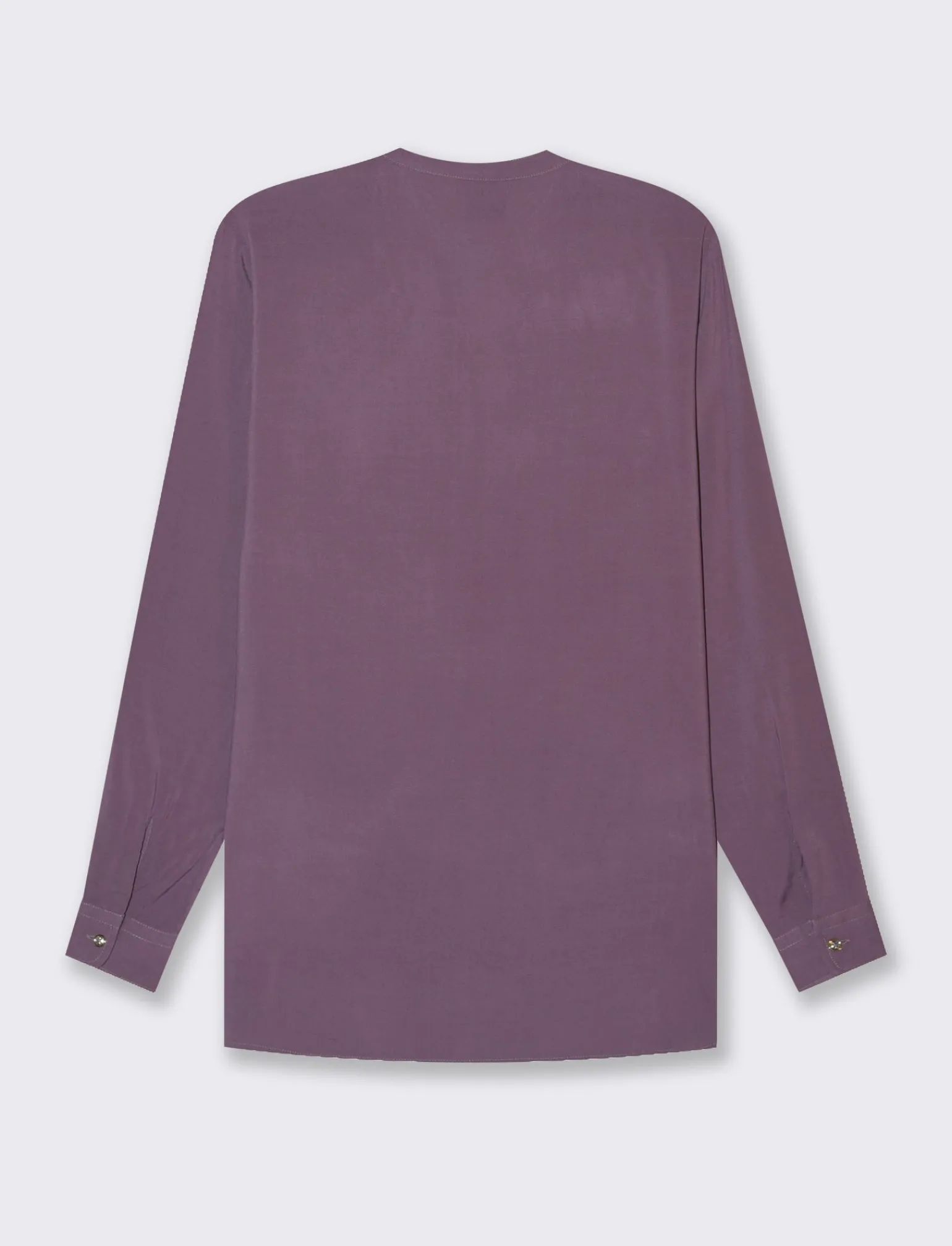 Donna Piazza Italia Camicie E Casacche<Camicia in viscosa manica lunga risvoltabile tramite alette - malva