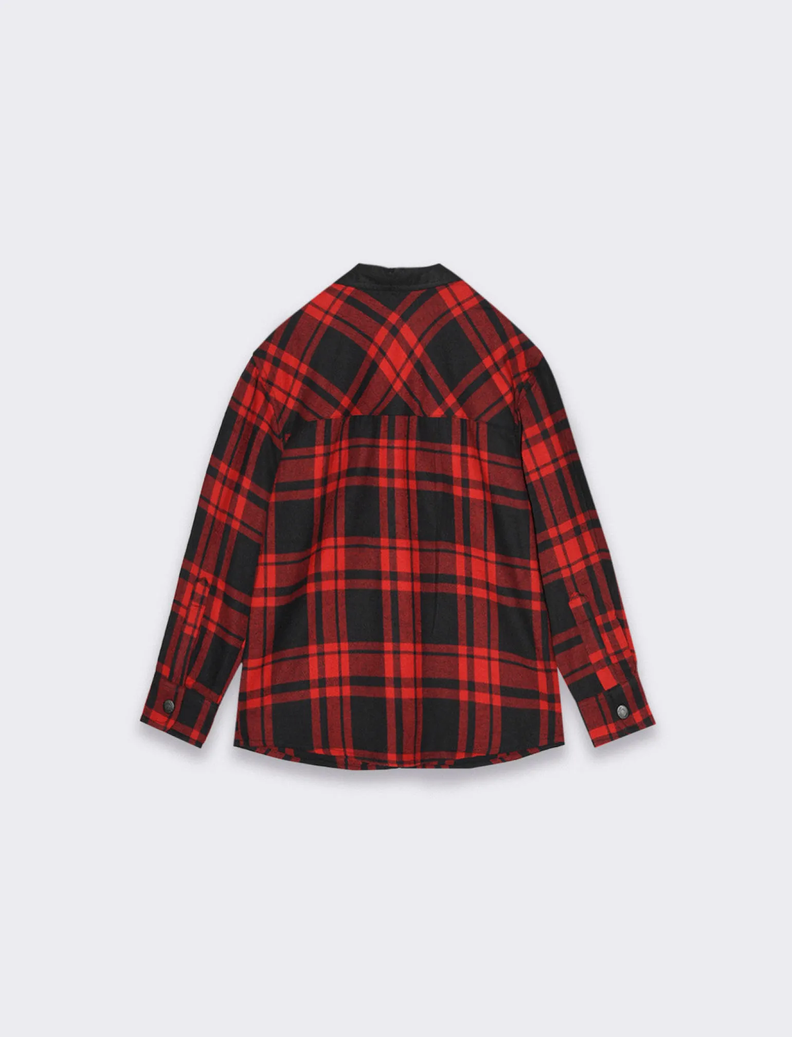 Bambino Piazza Italia Bambino | Camicie<Camicia madras in flanella da bambino con tasche e abbottonatura frontale -