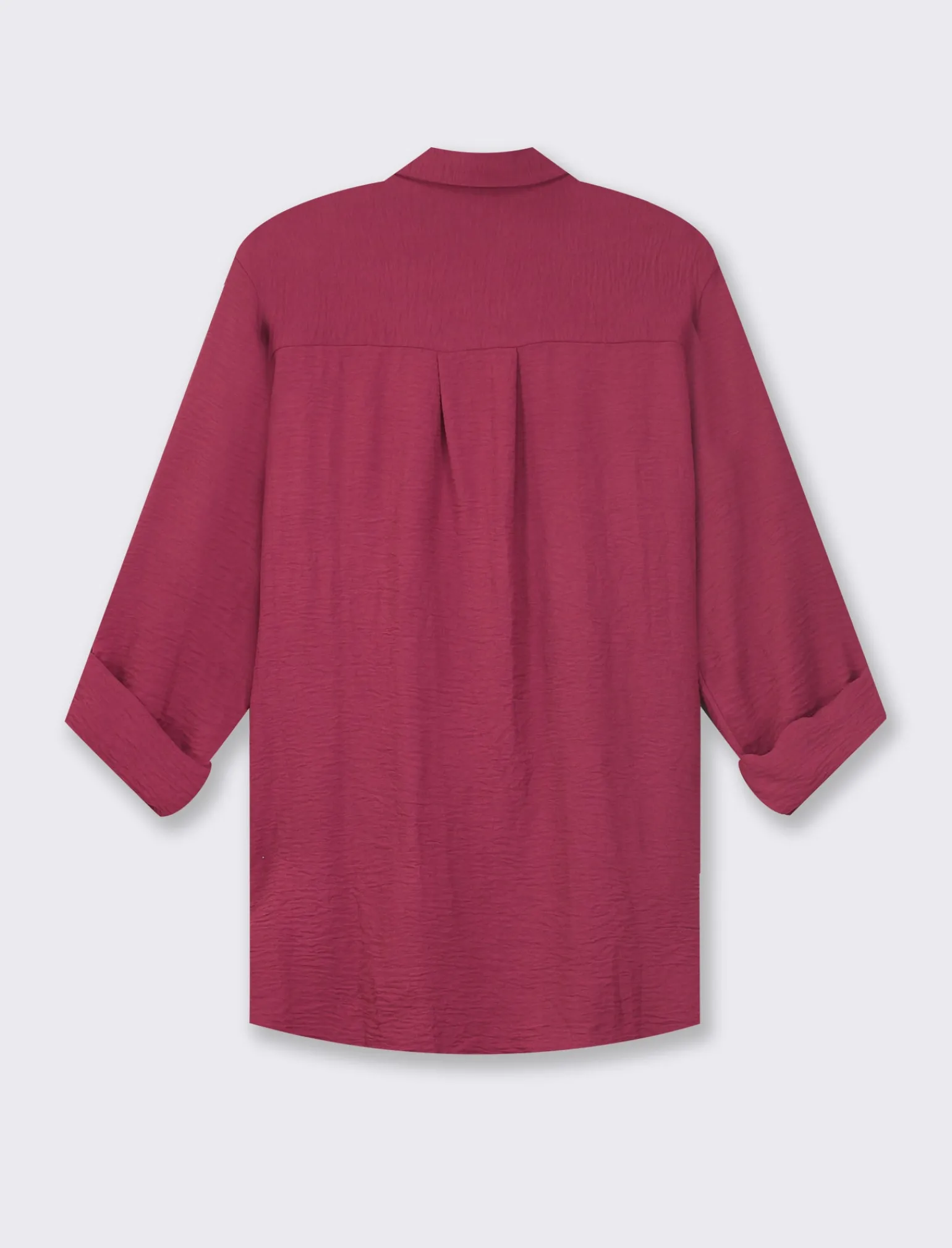 Donna Piazza Italia Camicie E Casacche<Camicia manica lunga in tessuto fluido con spalla scesa e alette sulla manica - india