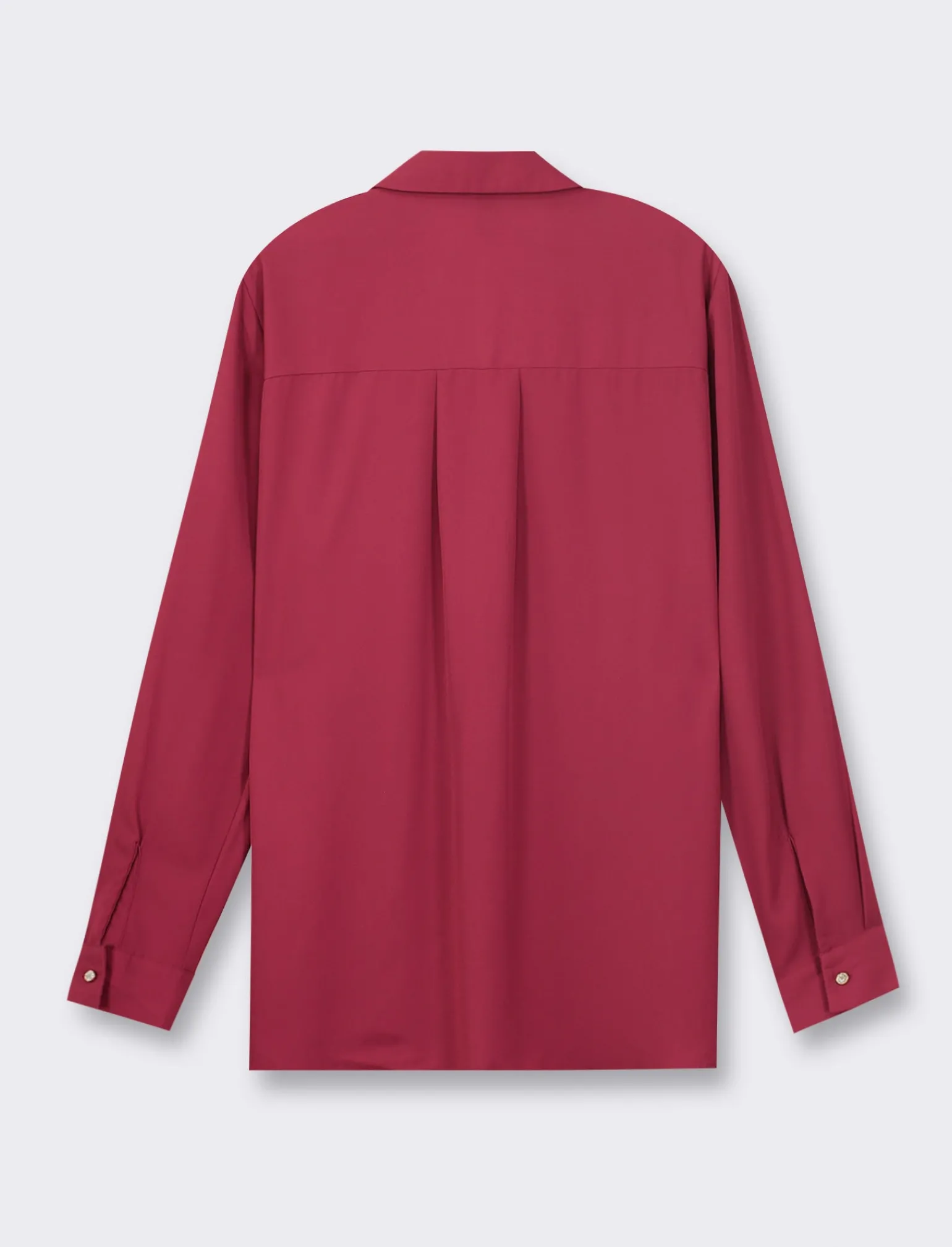 Donna Piazza Italia Donna | Camicie E Casacche<Camicia manica lunga vestibilità morbida e manica con alette risvoltabile - india