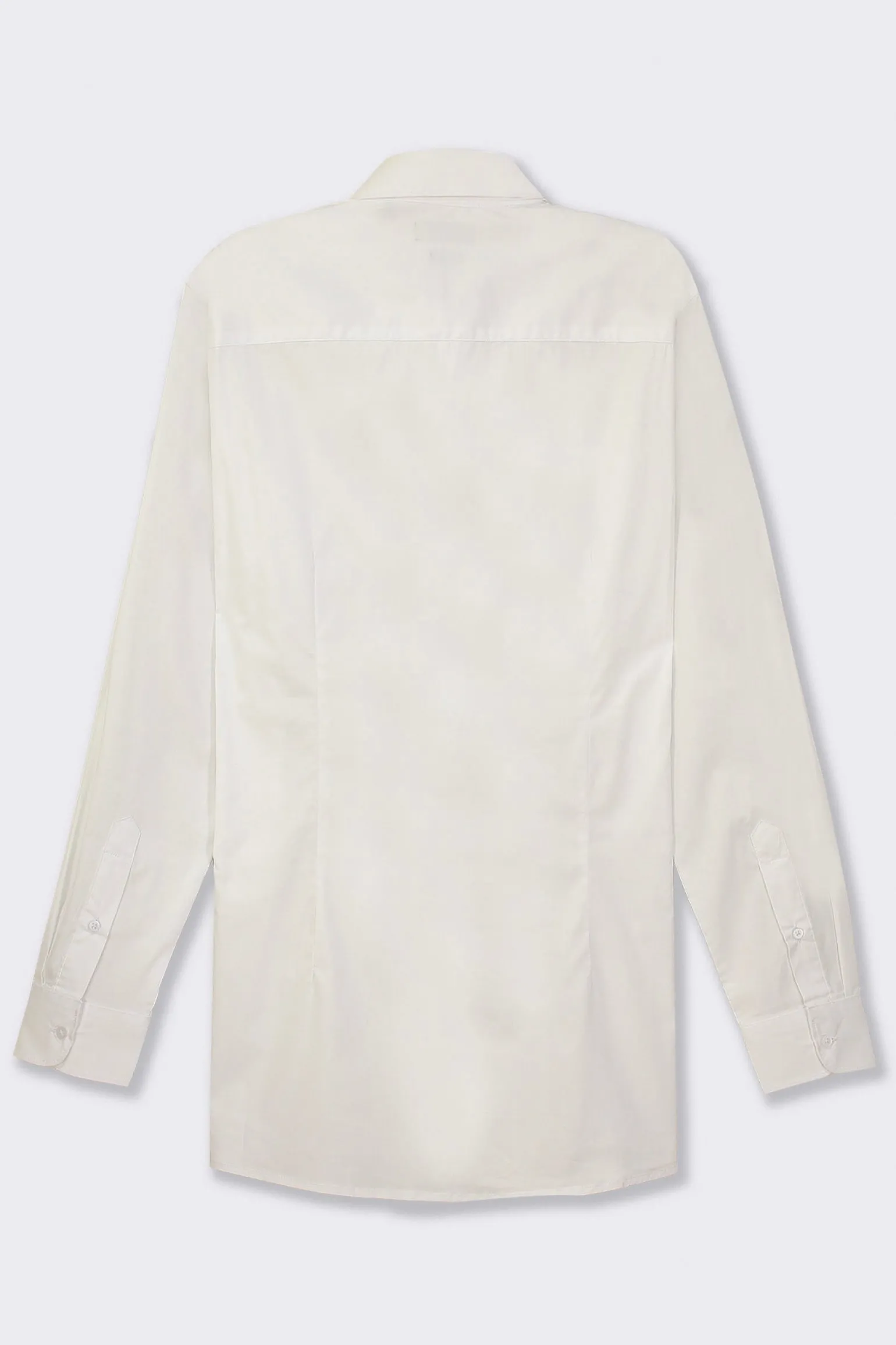 Uomo Piazza Italia Uomo | Camicie<Camicia realizzata in tessuto di cotone elasticizzato con collo francese e maniche lunghe -