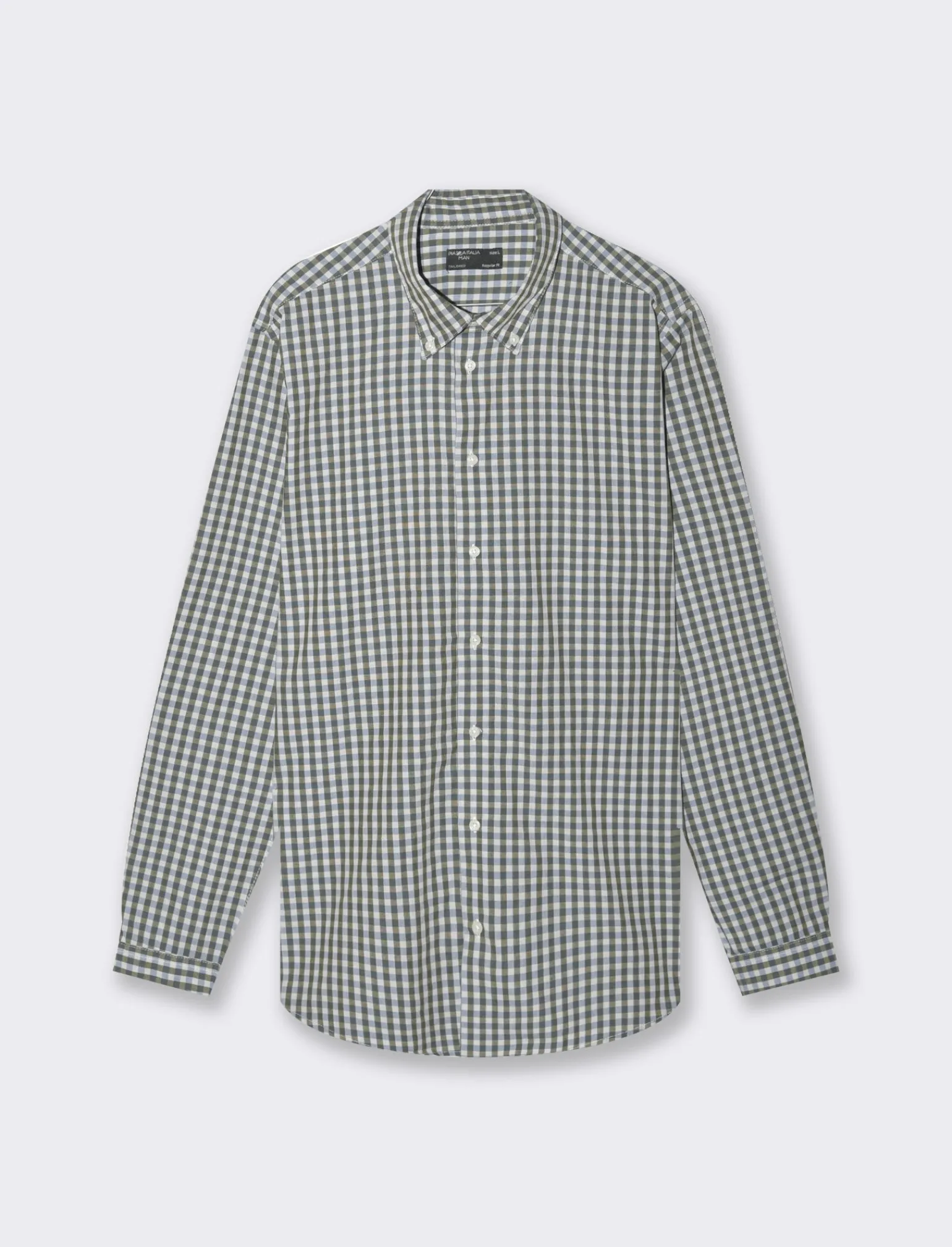Uomo Piazza Italia Camicie<Camicia regular fit in misto cotone easy iron - salvia