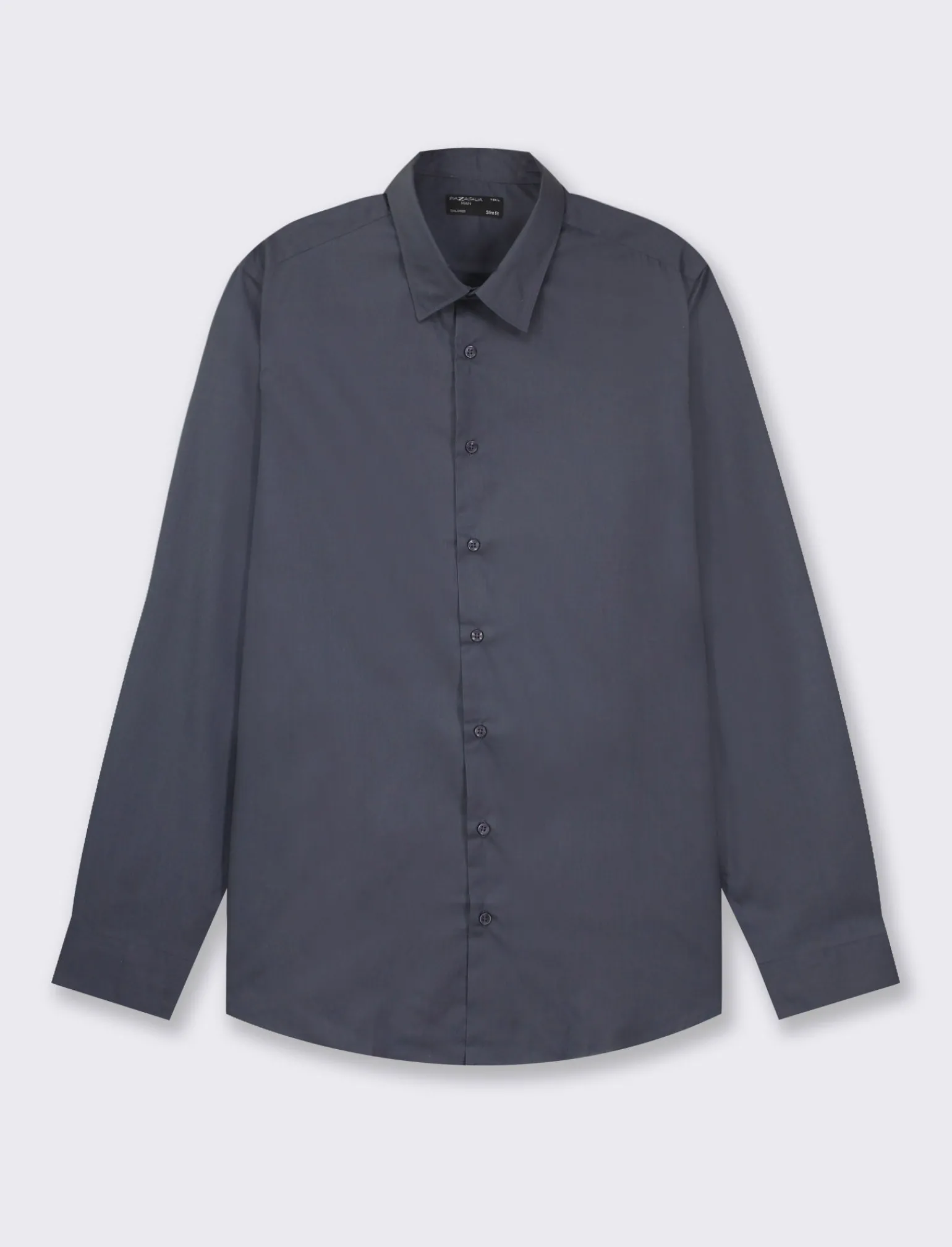 Uomo Piazza Italia Camicie<Camicia slim fit realizzata in tessuto di misto cotone easy iron - Avion