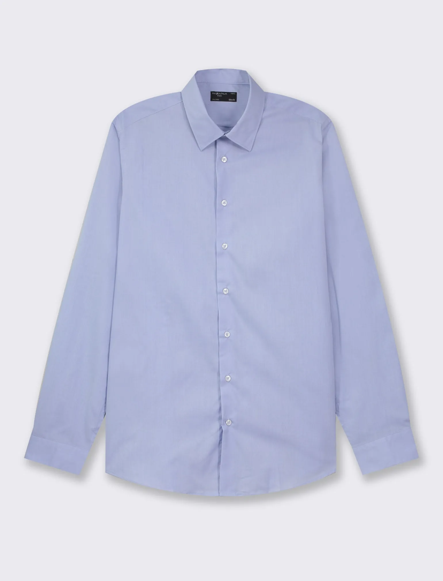 Uomo Piazza Italia Camicie<Camicia slim fit realizzata in tessuto di misto cotone easy iron -