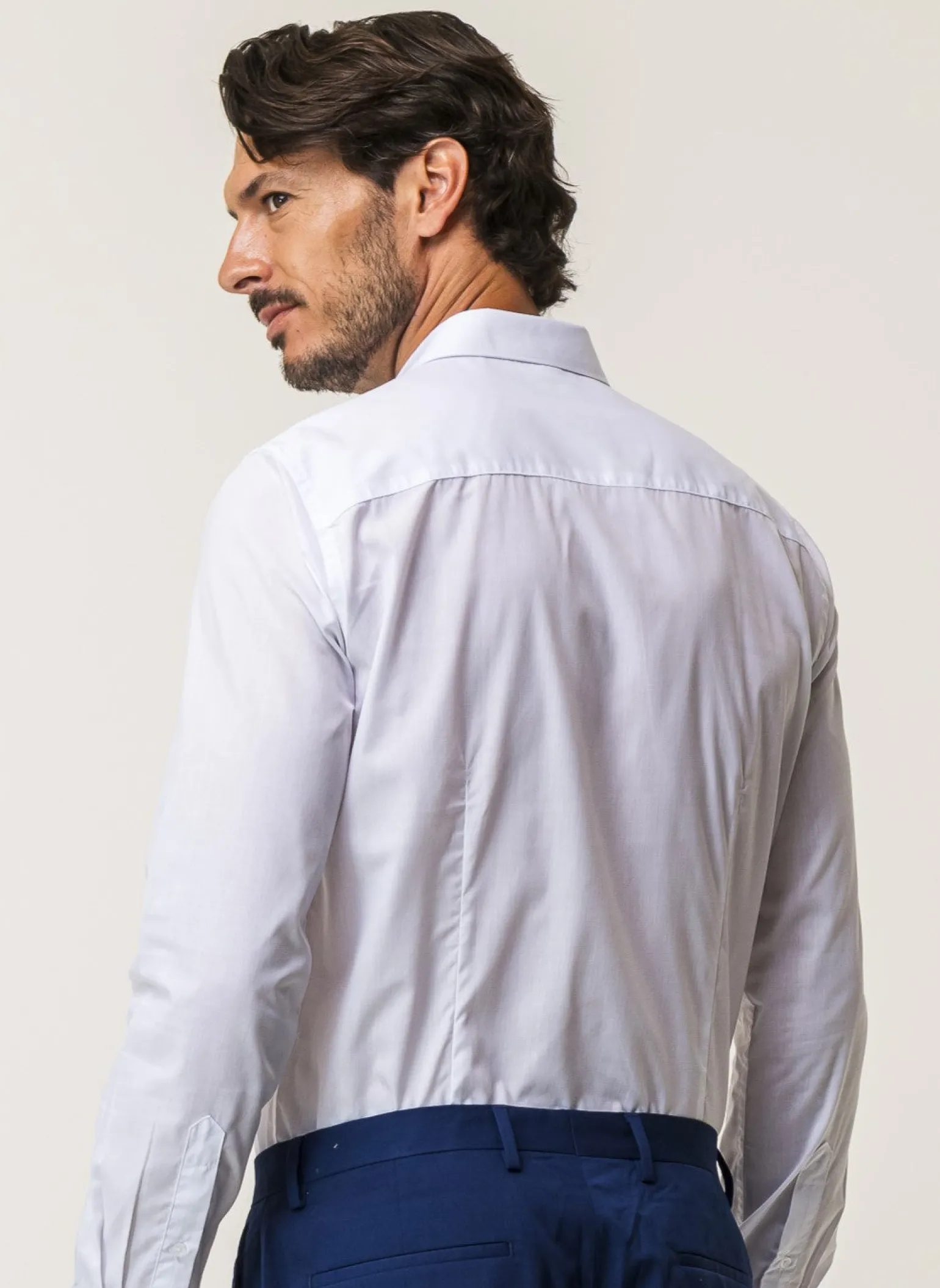 Uomo Piazza Italia Camicie<Camicia slim fit realizzata in tessuto di misto cotone easy iron -