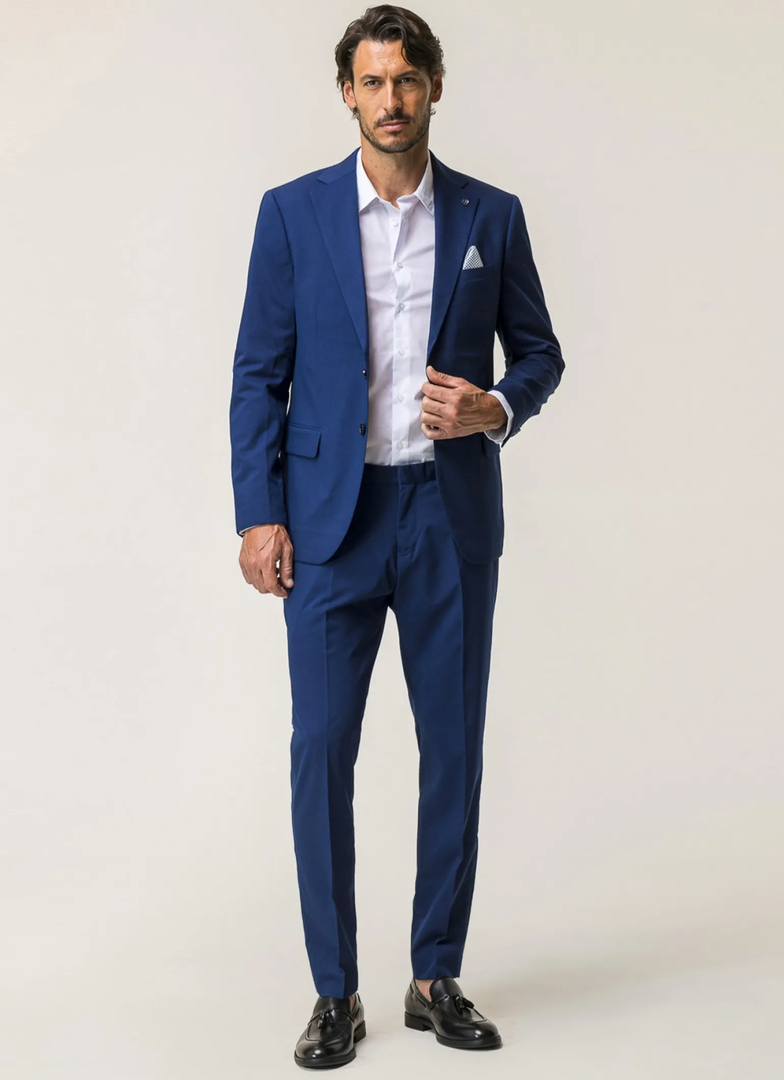 Uomo Piazza Italia Camicie<Camicia slim fit realizzata in tessuto di misto cotone easy iron -