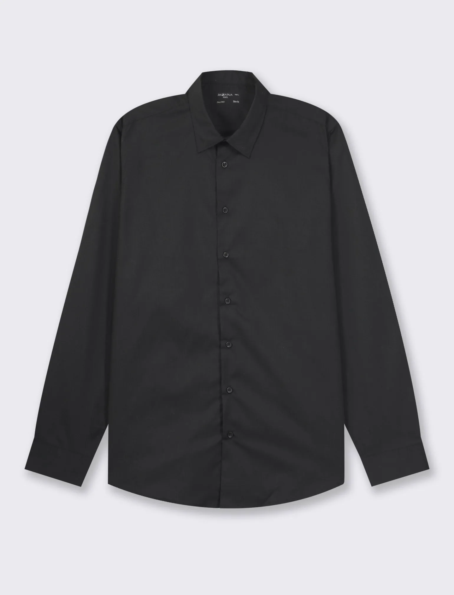 Uomo Piazza Italia Camicie<Camicia slim fit realizzata in tessuto di misto cotone easy iron -