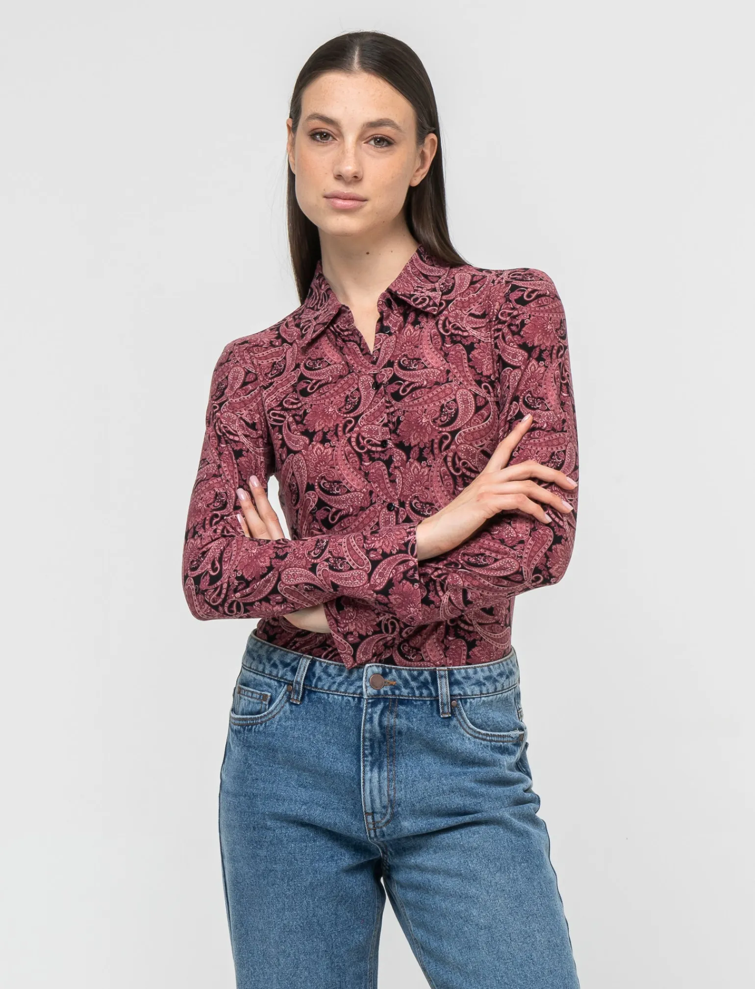 Donna Piazza Italia Donna | Camicie E Casacche<Camicia slim in morbido tessuto in diverse fantasie - var 2