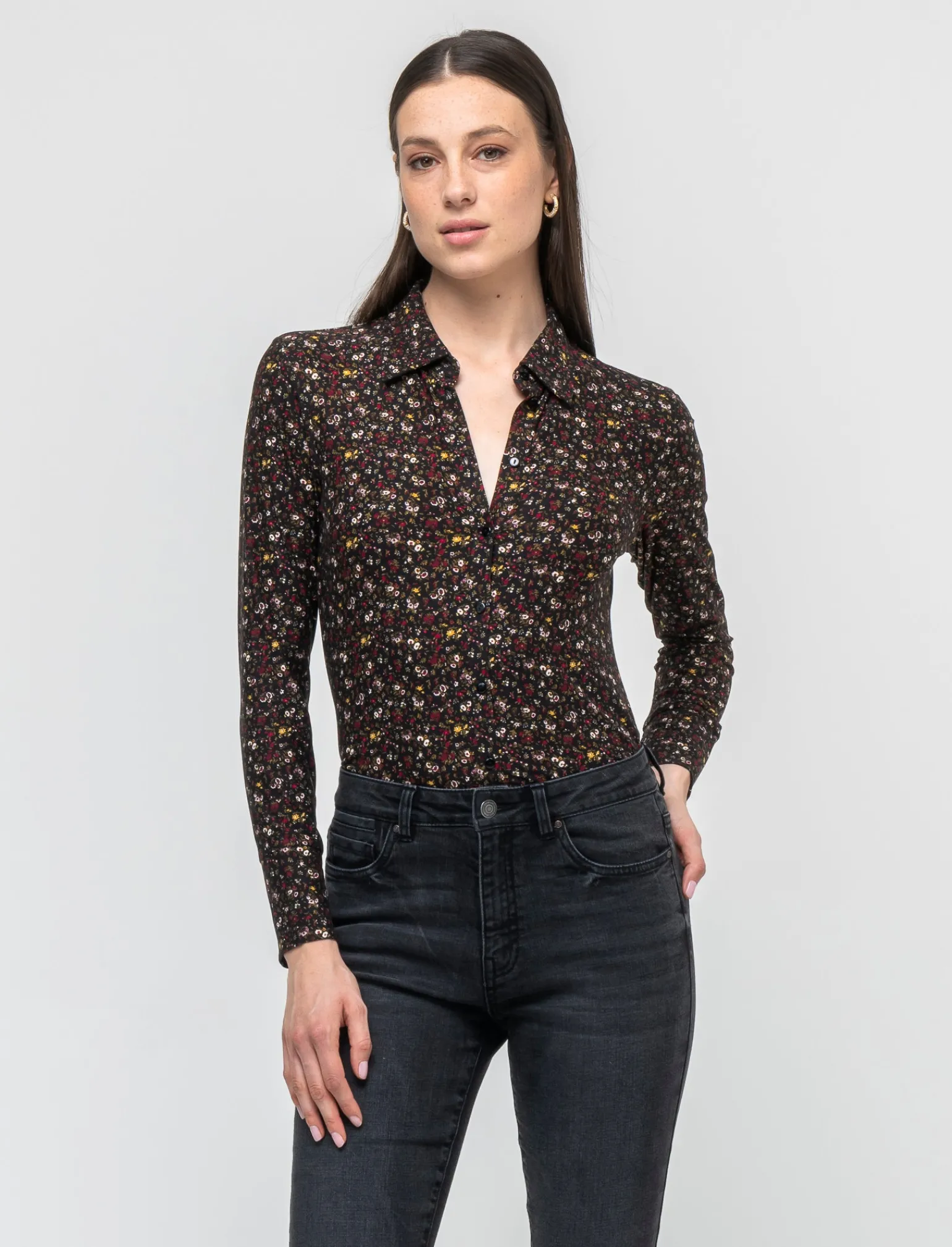 Donna Piazza Italia Donna | Camicie E Casacche<Camicia slim in morbido tessuto in diverse fantasie - var 1
