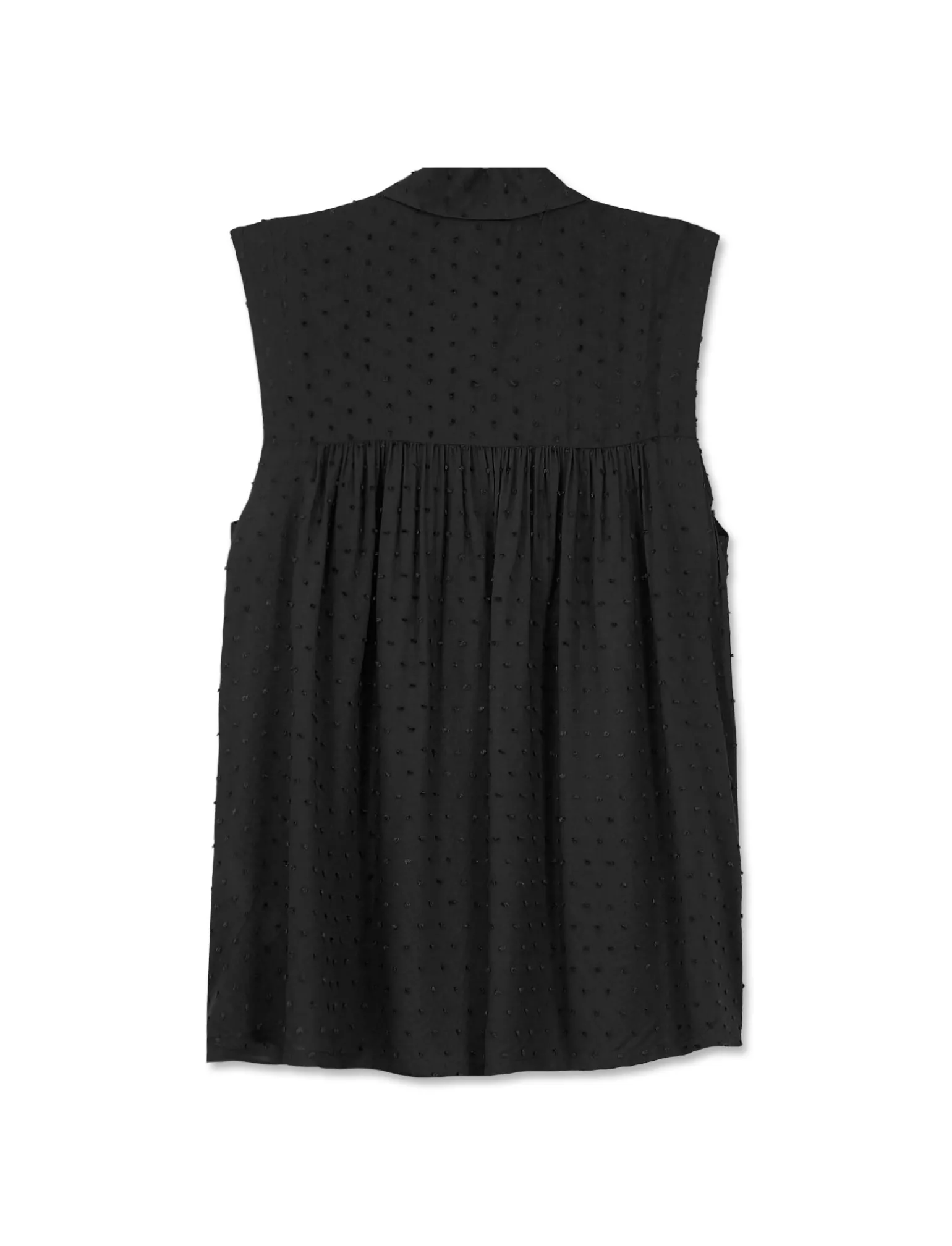 Donna Piazza Italia Donna | Camicie E Casacche<Camicia smanicata in viscosa leggera con inserti su spalla -
