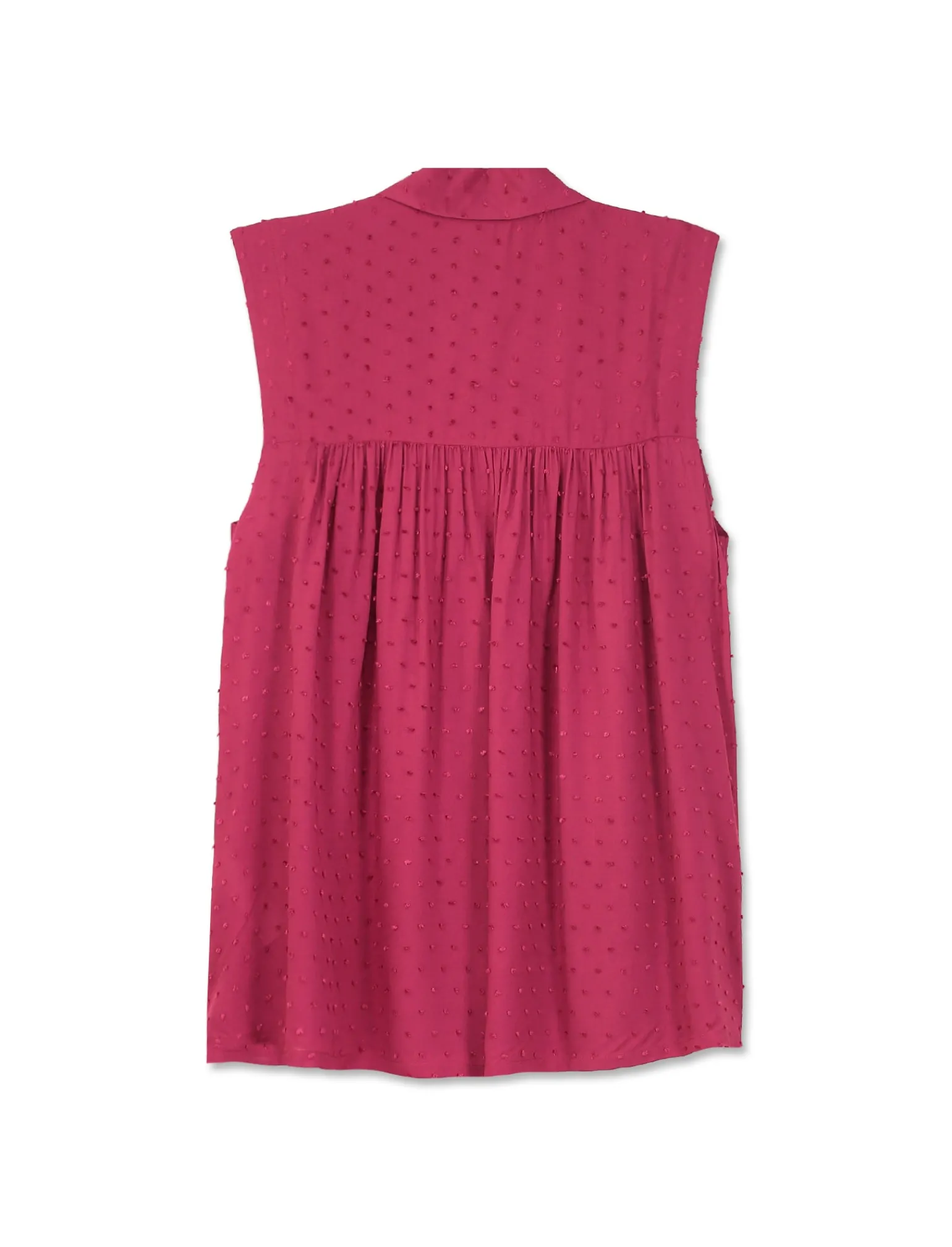 Donna Piazza Italia Donna | Camicie E Casacche<Camicia smanicata in viscosa leggera con inserti su spalla - india