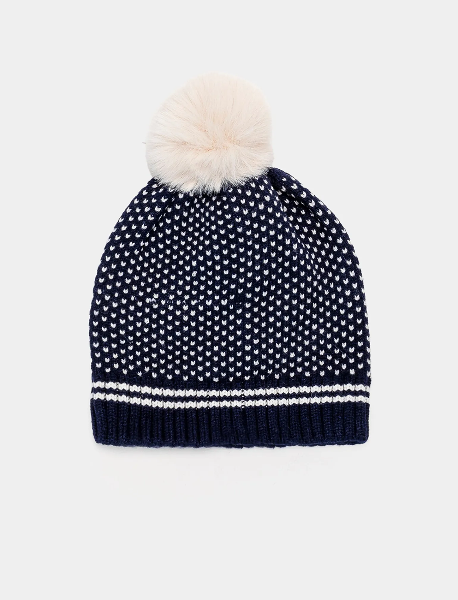 Piazza Italia Neonato | Accessori<Cappello da neonato con pon pon - Blu