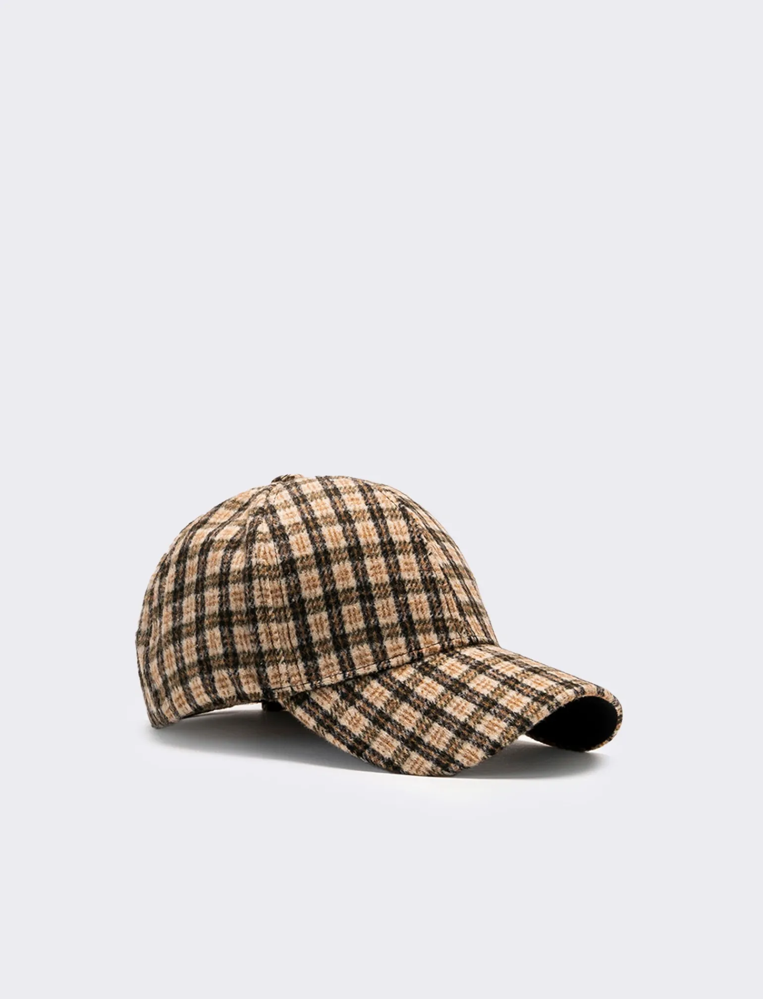 Uomo Piazza Italia Uomo | Cappelli E Berretti<Cappello da uomo baseball a quadri -