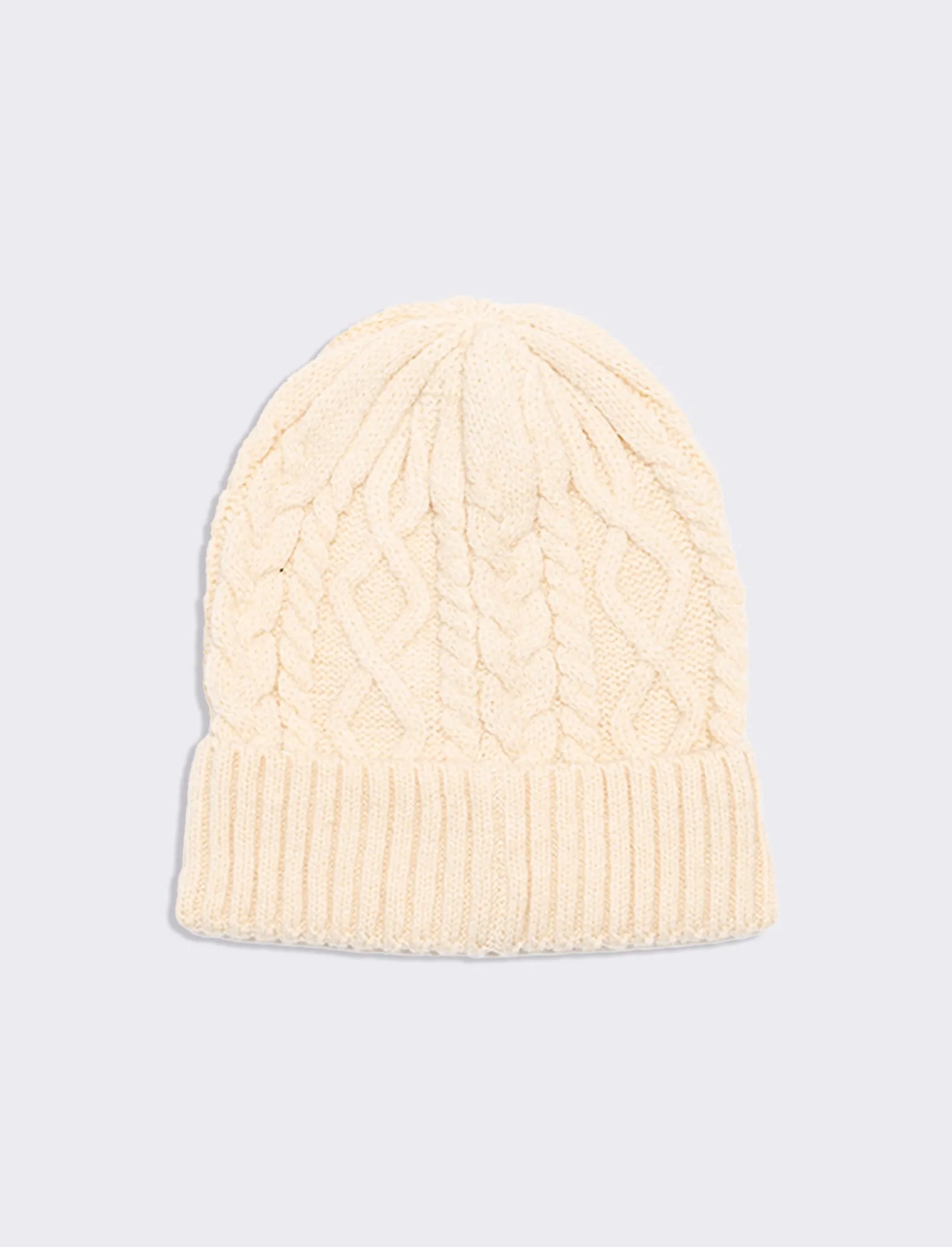 Uomo Piazza Italia Cappelli E Berretti<Cappello da uomo modello cuffia con trecce - panna
