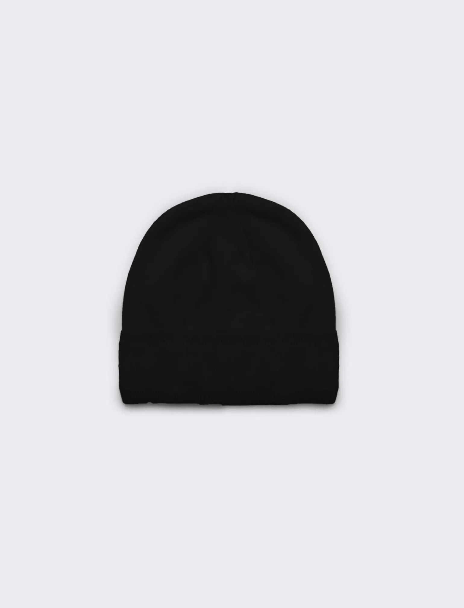 Uomo Piazza Italia Cappelli E Berretti<Cappello modello cuffia in maglia rasata con risvolto - Nero