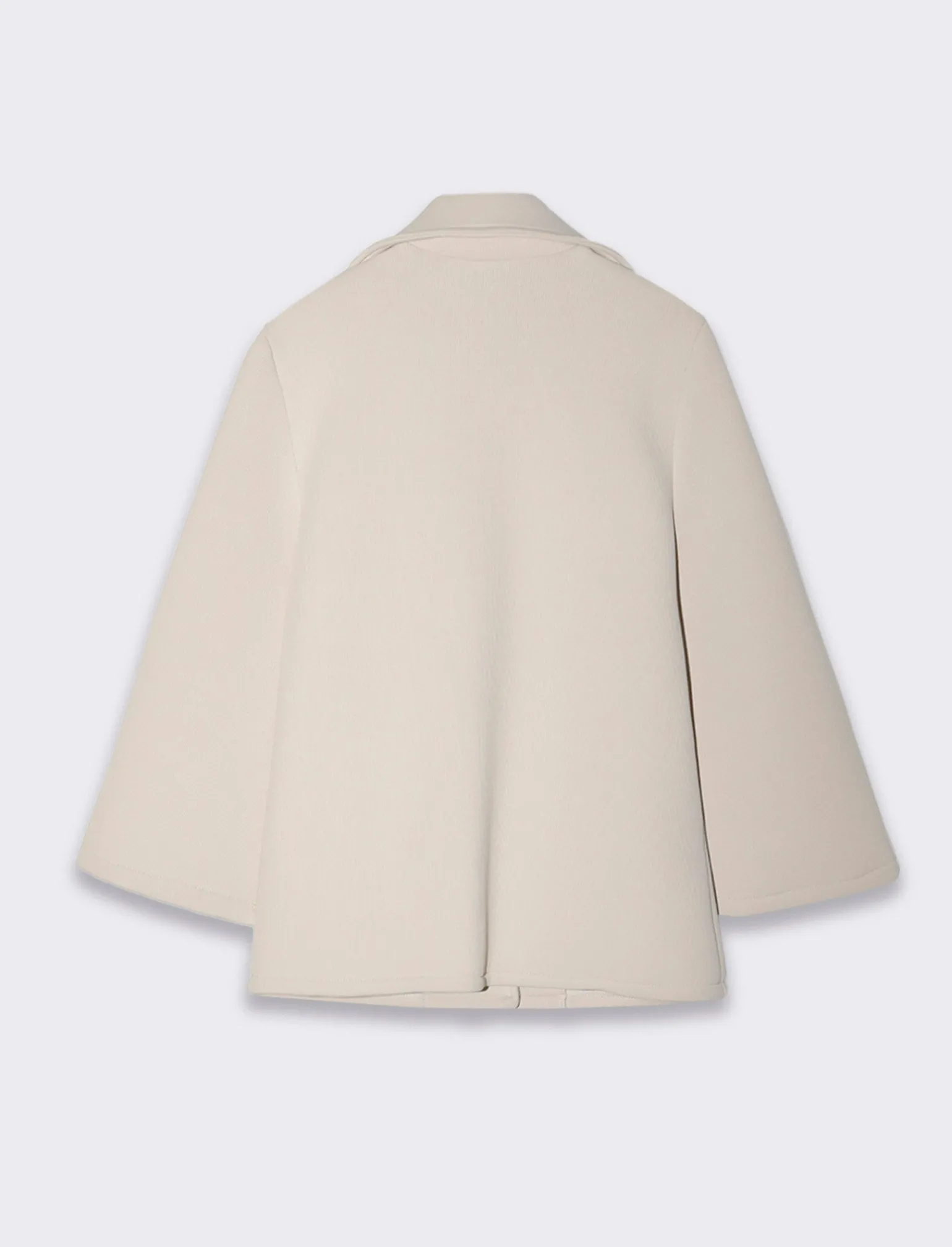 Donna Piazza Italia Giacche E Blazer<Cappottino corto con manica a campana - gesso