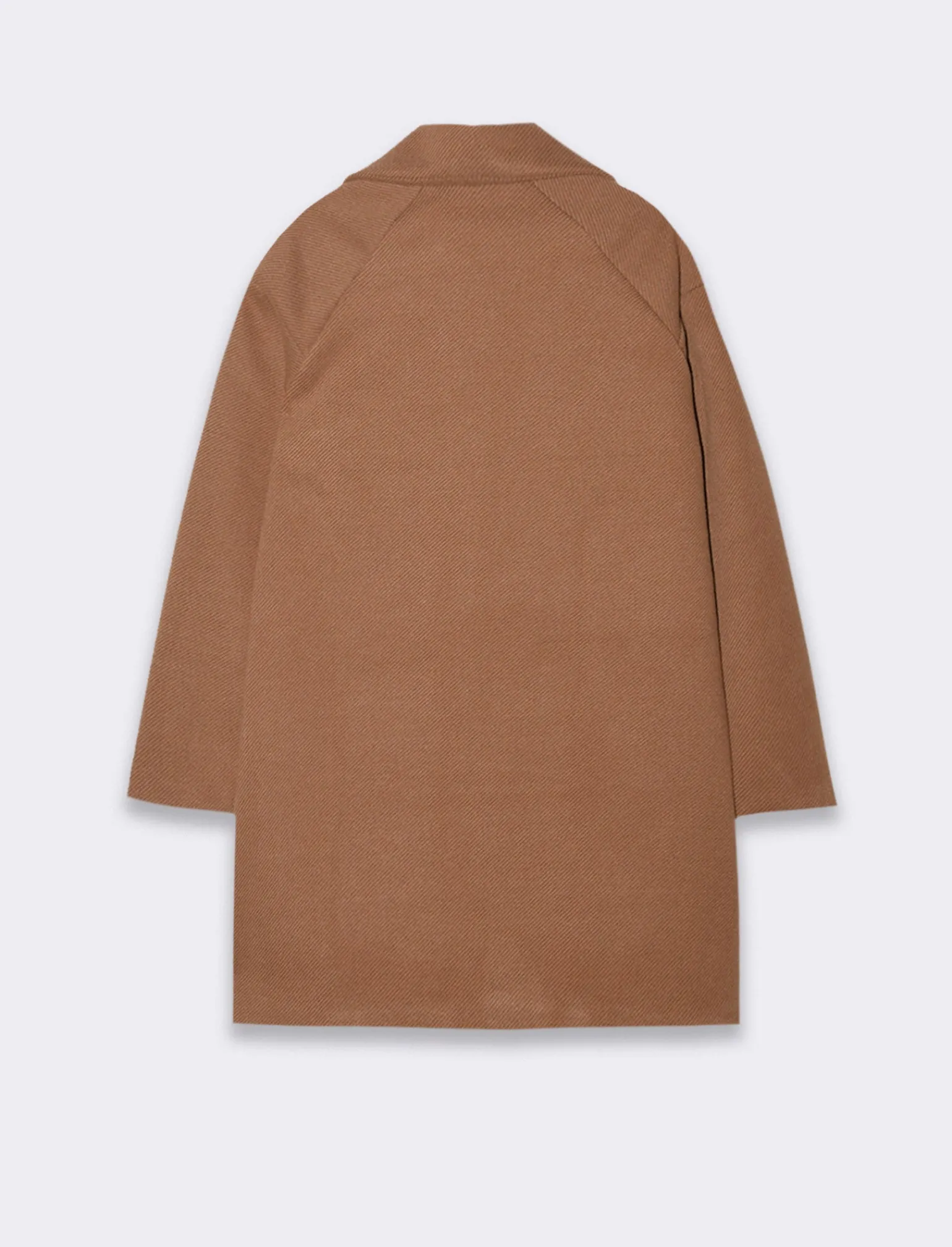 Donna Piazza Italia Giubbini E Cappotti<CAPPOTTO CON SPILLA - Cammello
