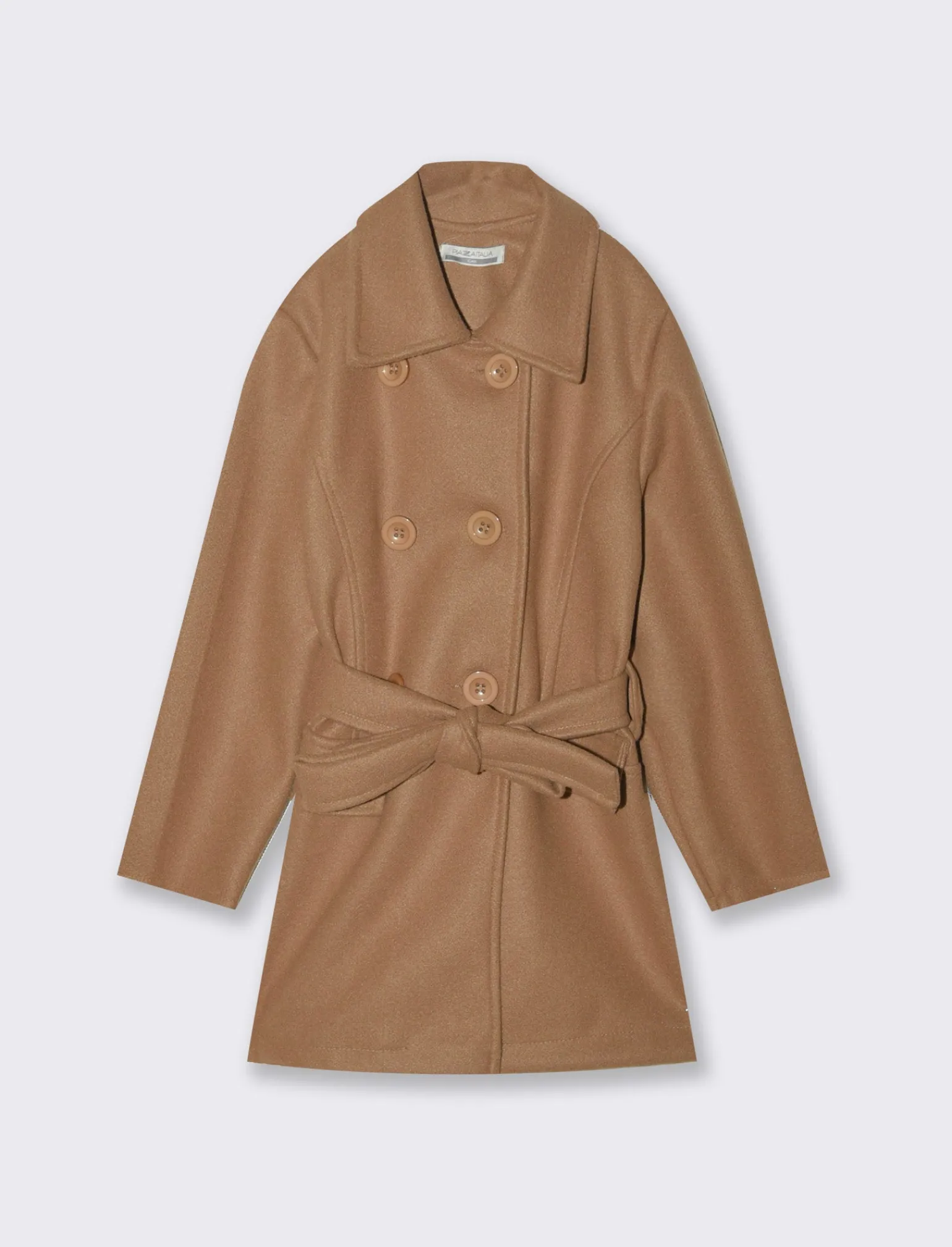Piazza Italia Bambina | Giubbini E Cappotti<Cappotto da bambina. - Cammello
