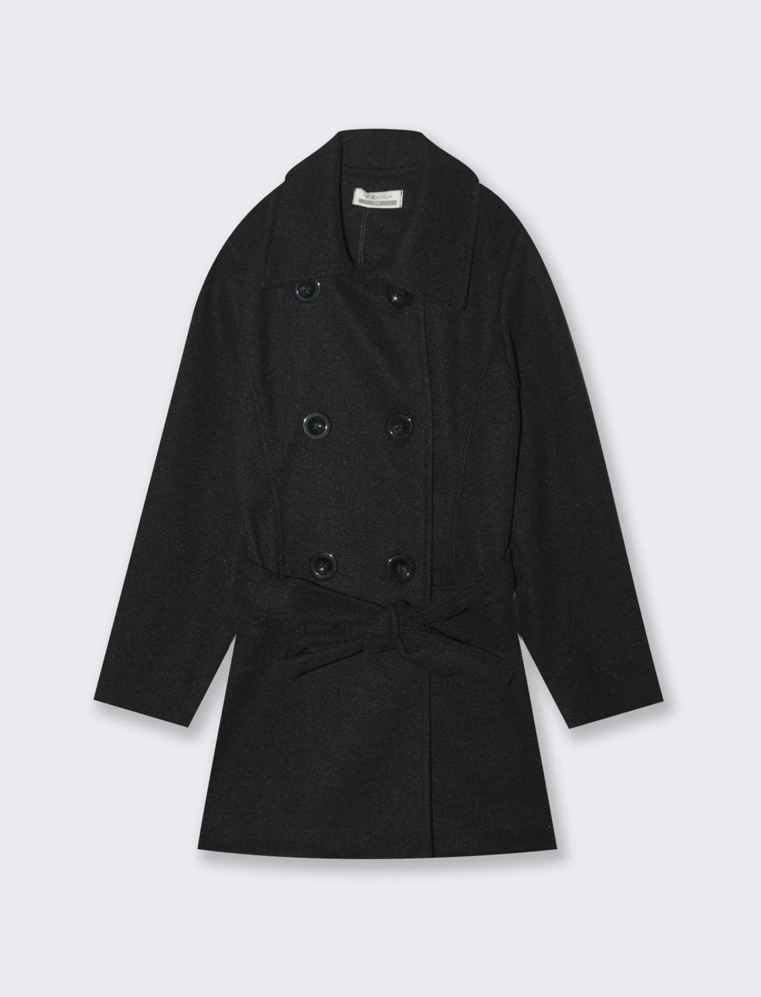 Piazza Italia Bambina | Giubbini E Cappotti<Cappotto da bambina. - Nero