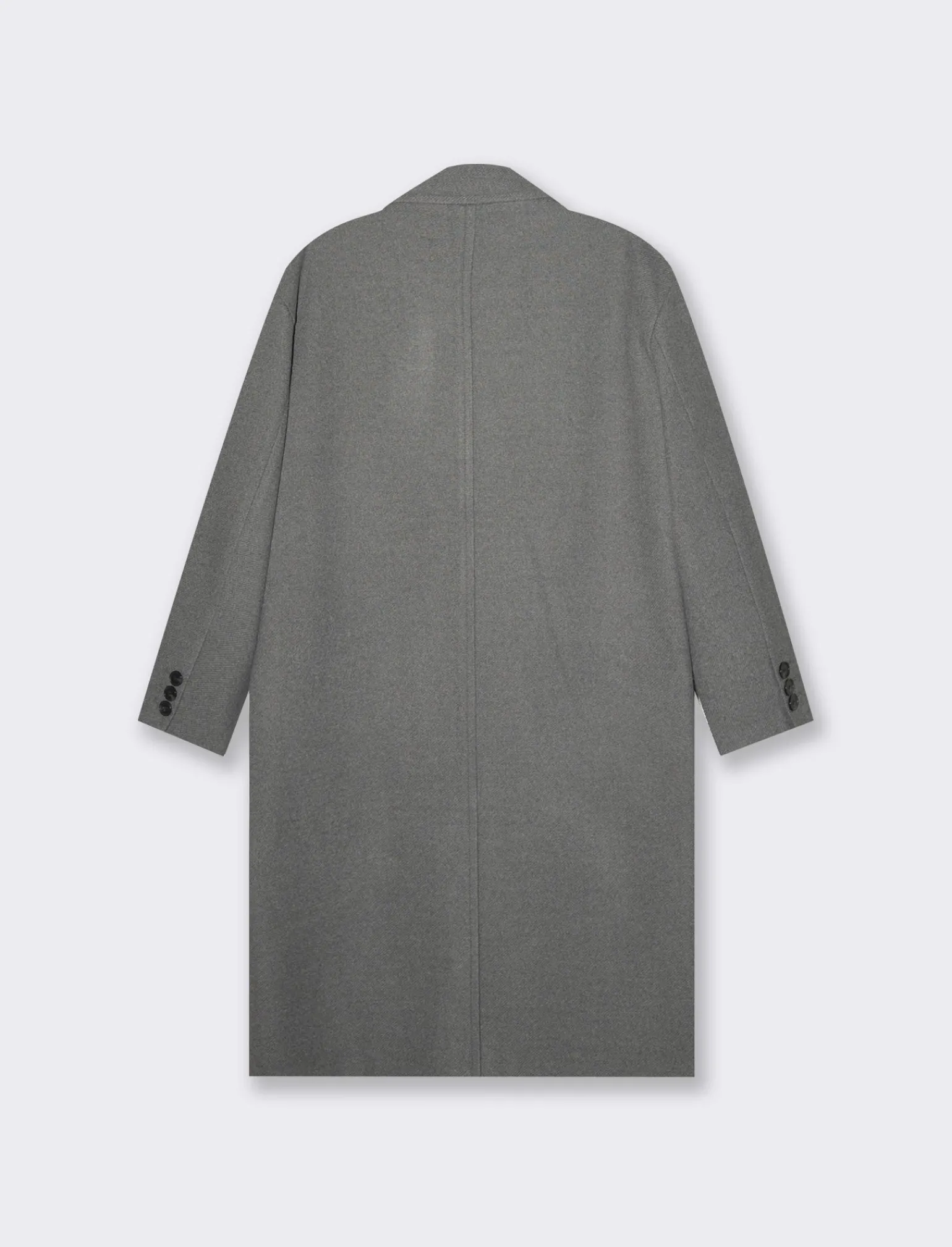 Donna Piazza Italia Donna | Giubbini E Cappotti<Cappotto linea squadrata vestibilità over con abbottonatura doppio petto - melange