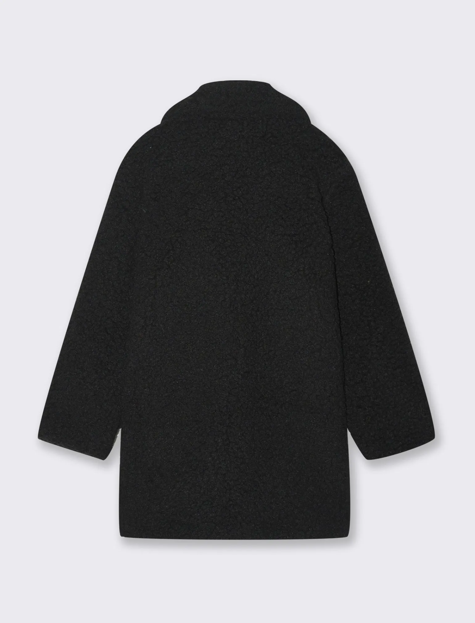 Piazza Italia Bambina | Giubbini E Cappotti<Cappotto teddy da bambina. - Nero