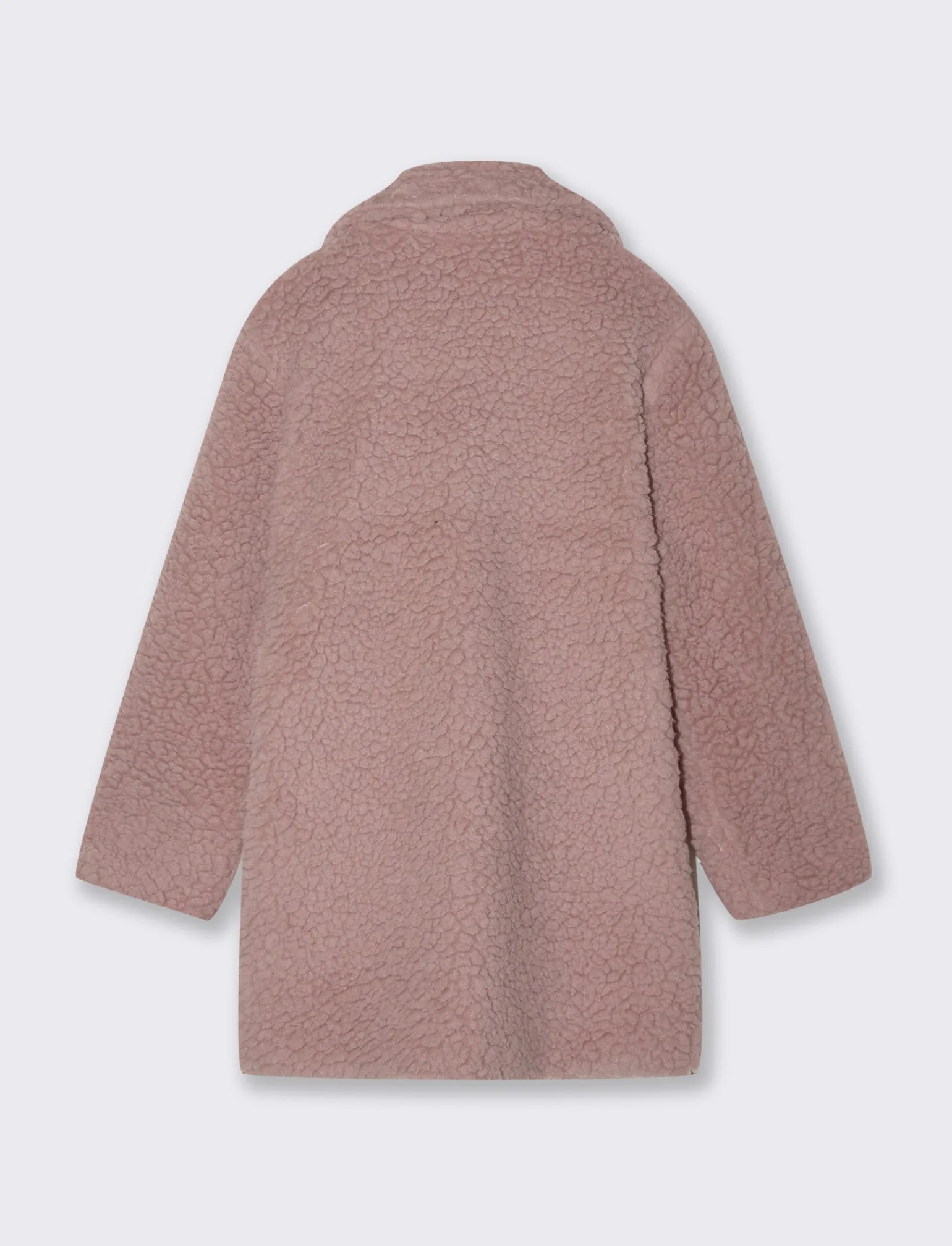 Piazza Italia Bambina | Giubbini E Cappotti<Cappotto teddy da bambina. - Rosa