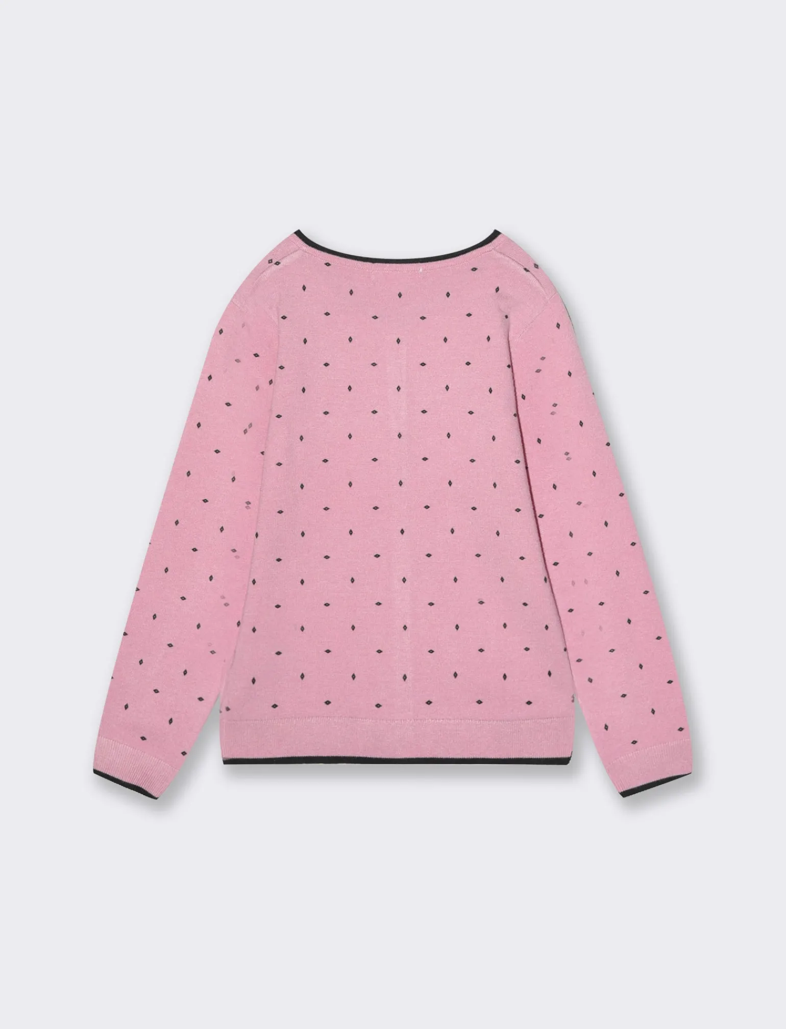 Piazza Italia Bambina | Maglieria<Cardigan con bottoni perlati e stampa flock -