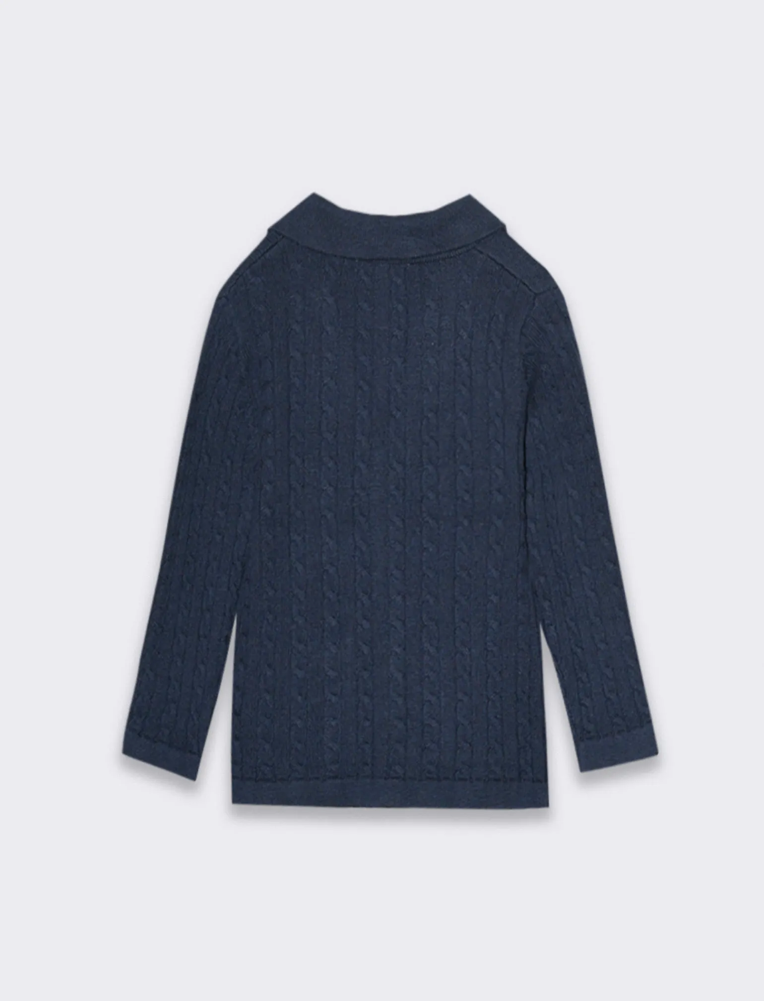 Piazza Italia Neonato | Maglieria<Cardigan con collo stile classico e bottoni con maniche e taschine in tessuto a trecce -