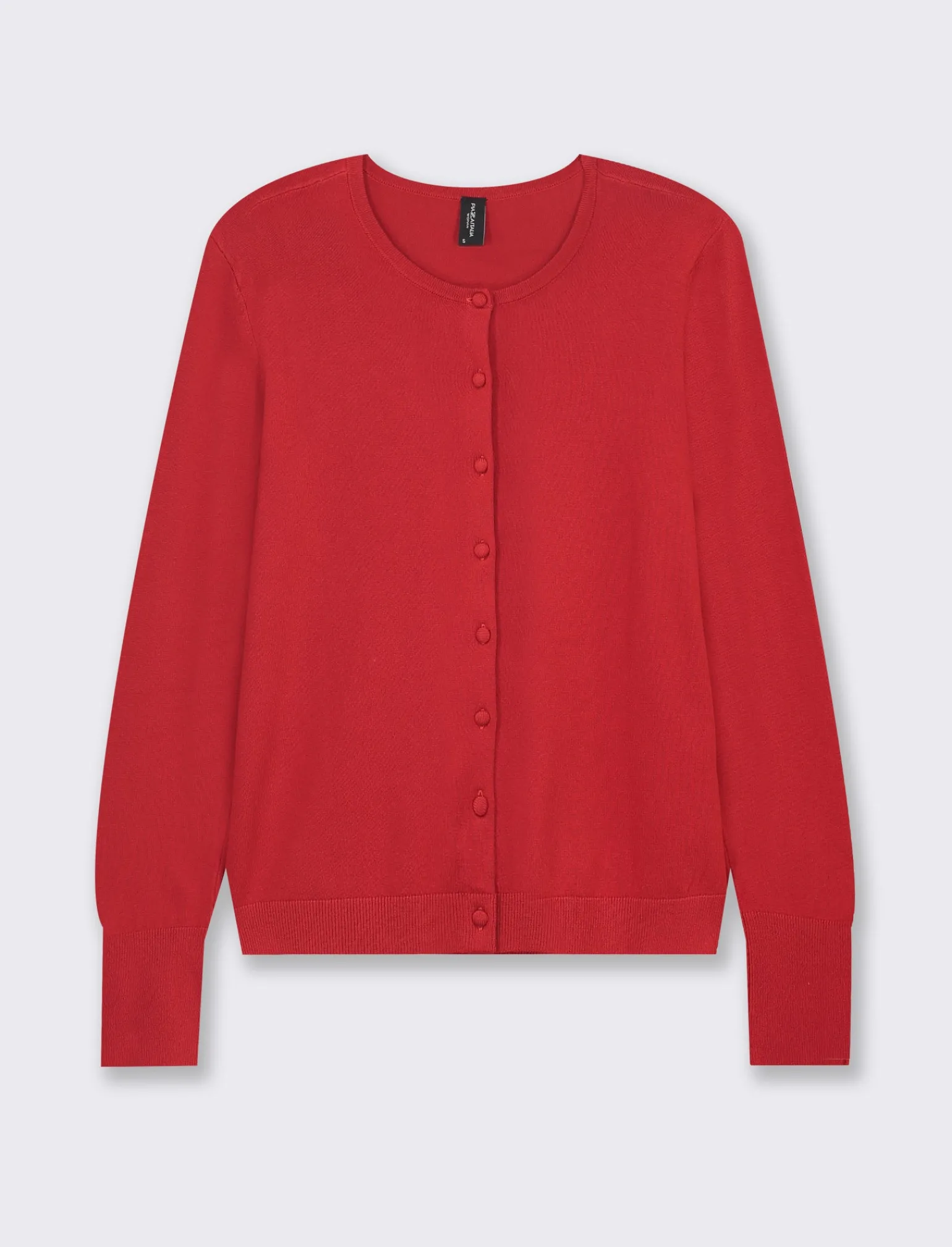 Donna Piazza Italia Donna | Maglieria<Cardigan in maglia fine di viscosa con dettaglio bottoni effetto dorato -