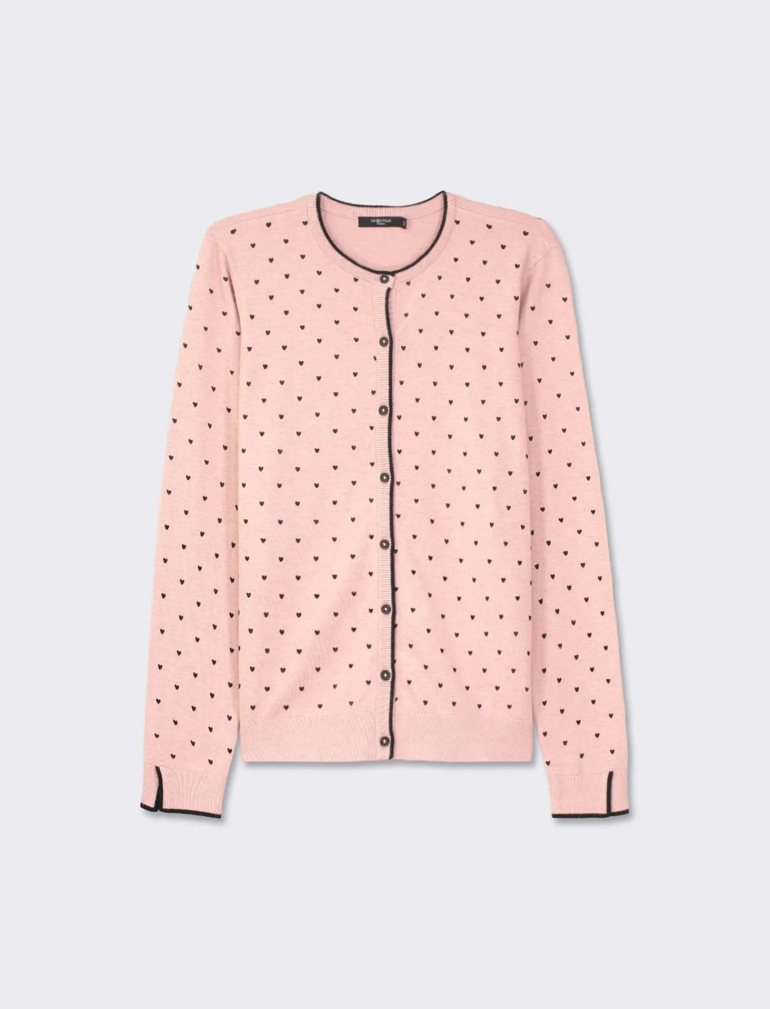 Donna Piazza Italia Donna | Maglieria<Cardigan in morbido filato con motivo floccato stampato - antico