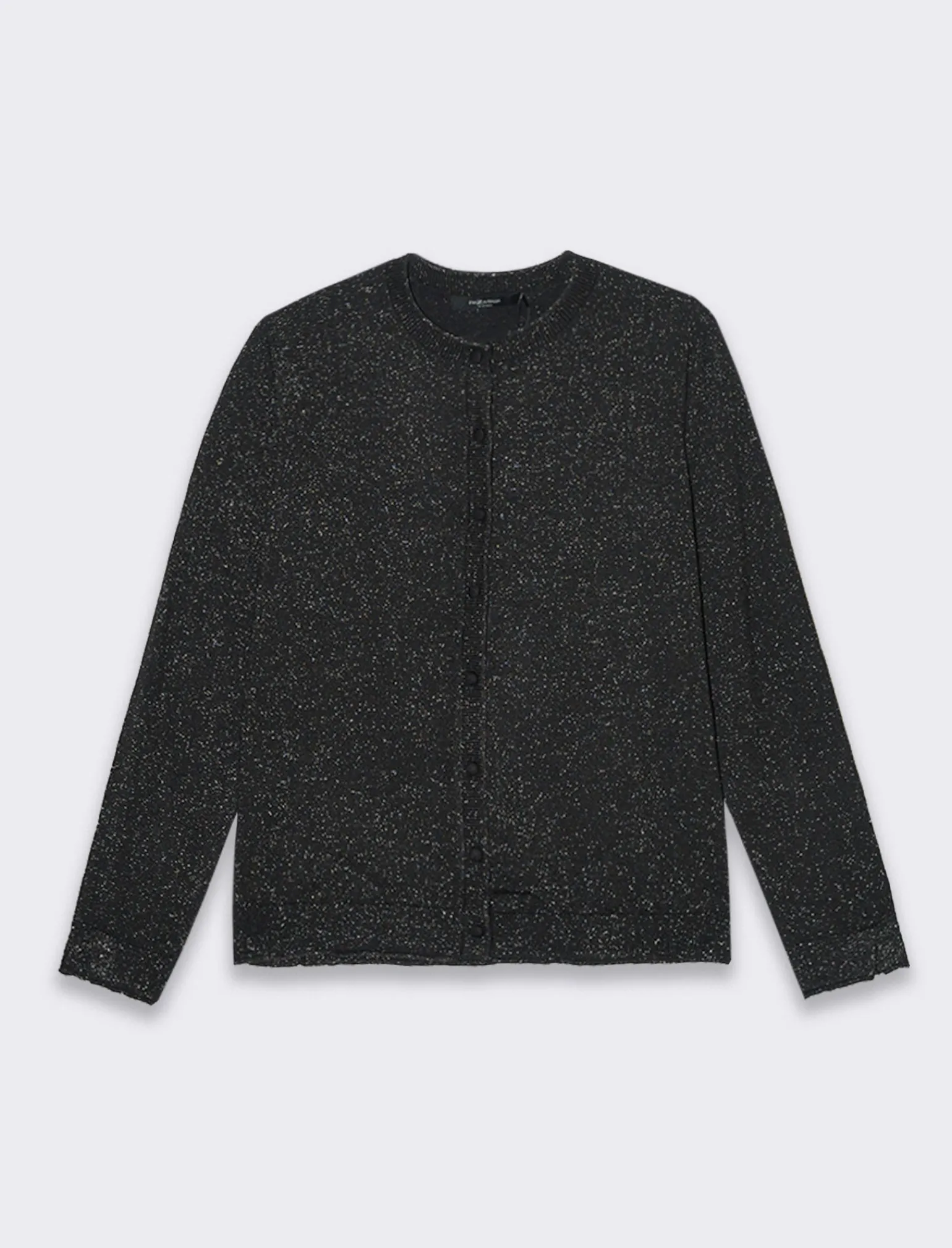 Donna Piazza Italia Donna | Maglieria<Cardigan manica lunga giro collo in filo effetto metalizzato -