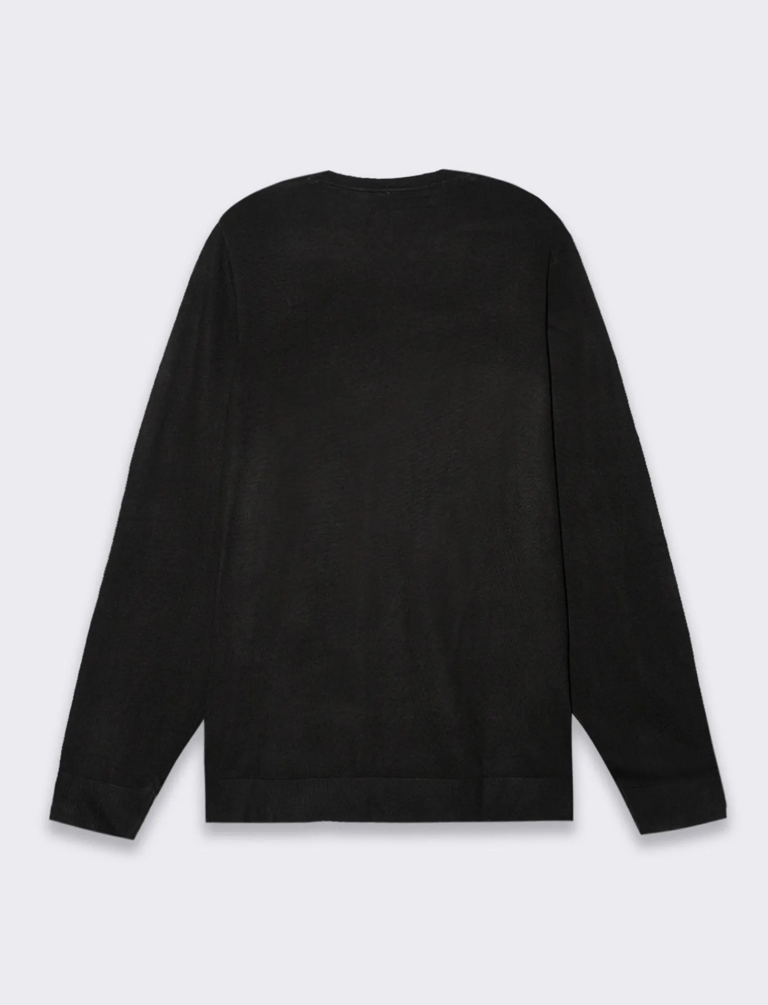 Uomo Piazza Italia Uomo | Maglieria<Cardigan regular fitcon costina al collo - Nero
