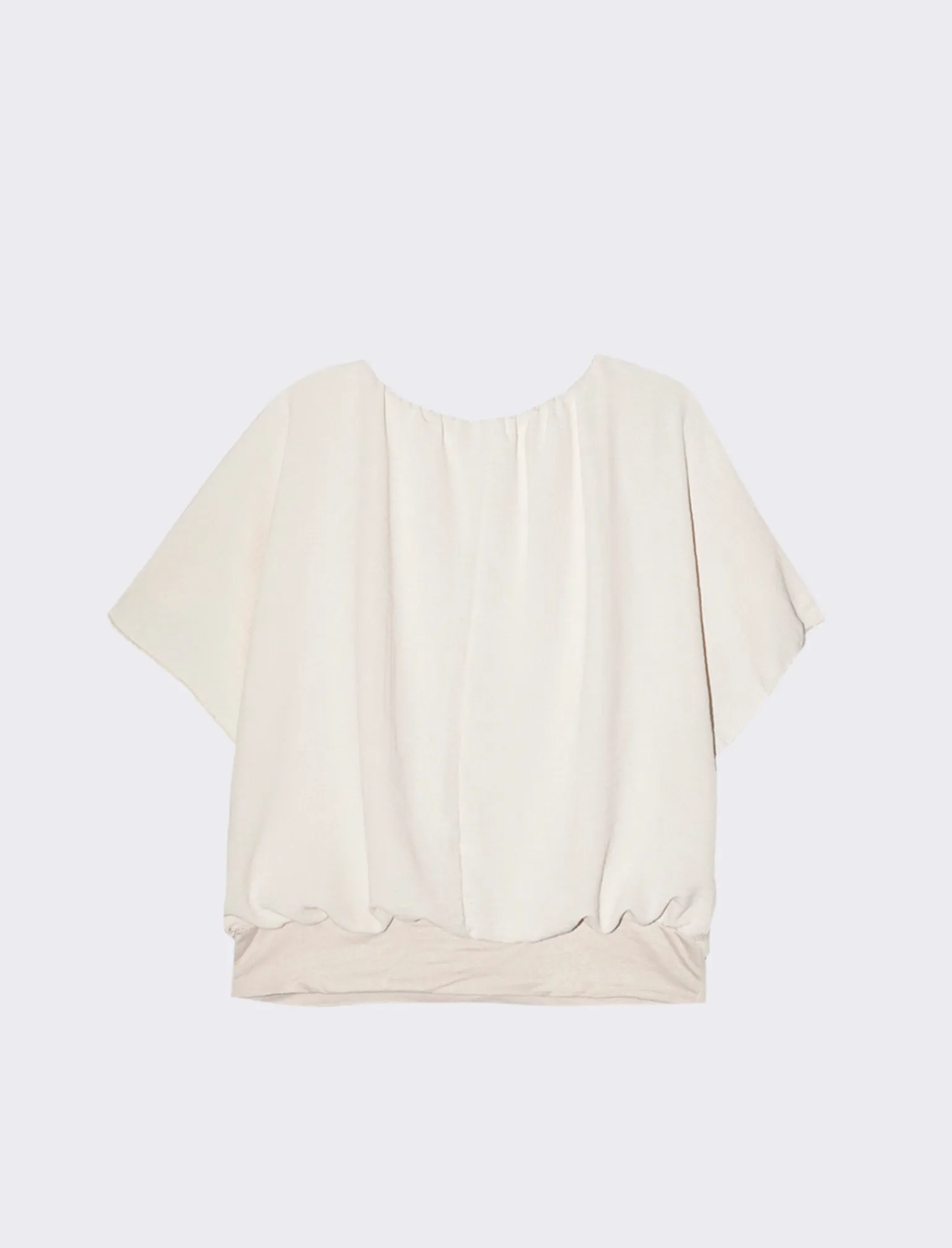 Donna Piazza Italia Camicie E Casacche<Casacca a manica corta con collana - gesso