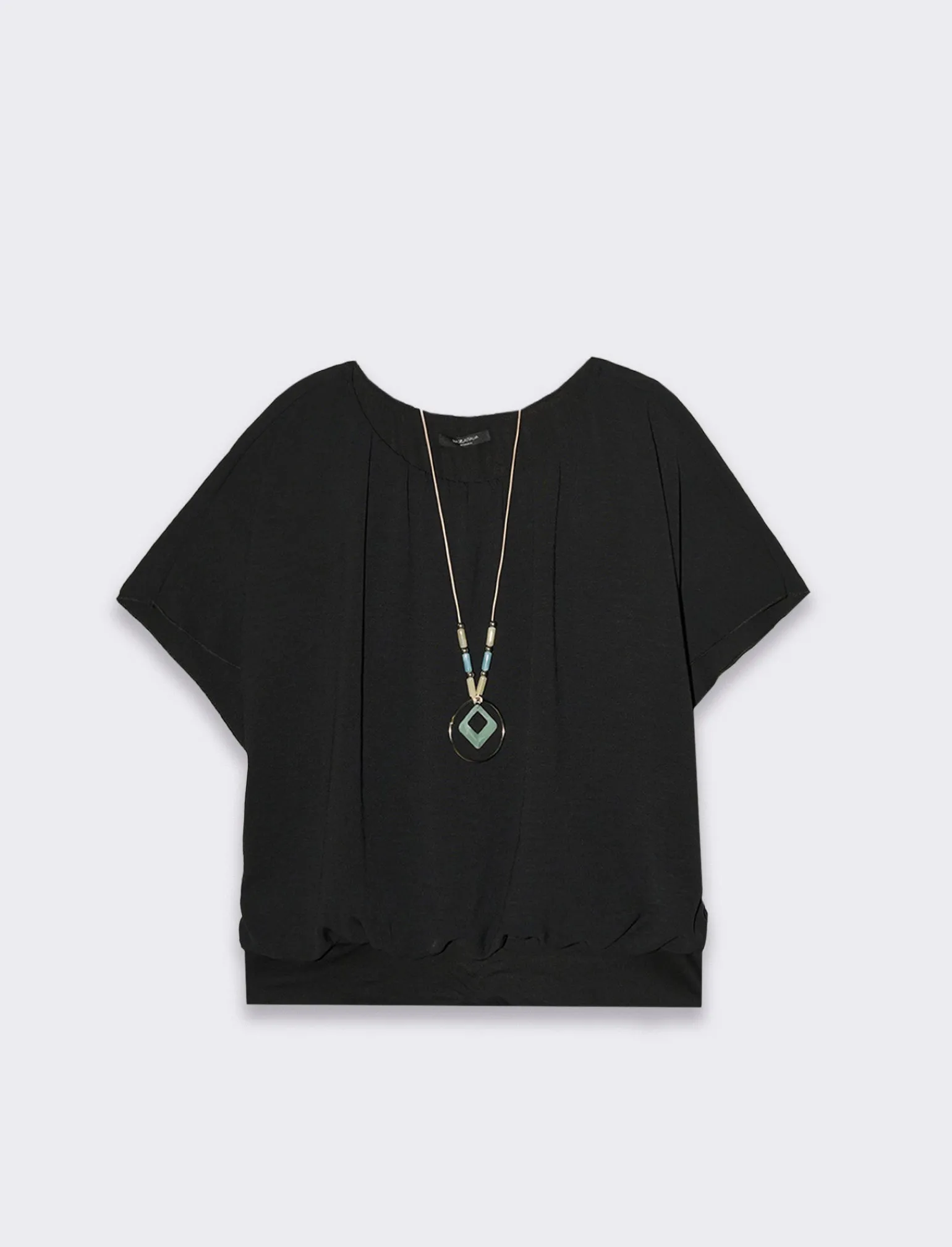 Donna Piazza Italia Camicie E Casacche<Casacca a manica corta con collana -