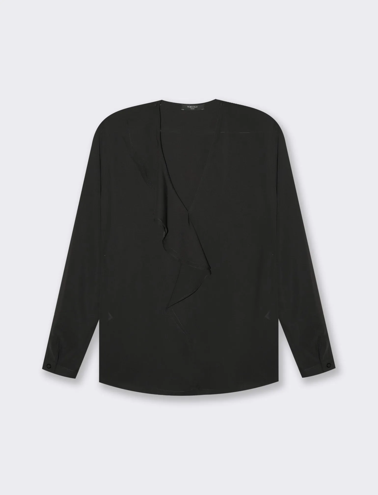Donna Piazza Italia Donna | Camicie E Casacche<Casacca a manica lunga e scollo a V con rouches -